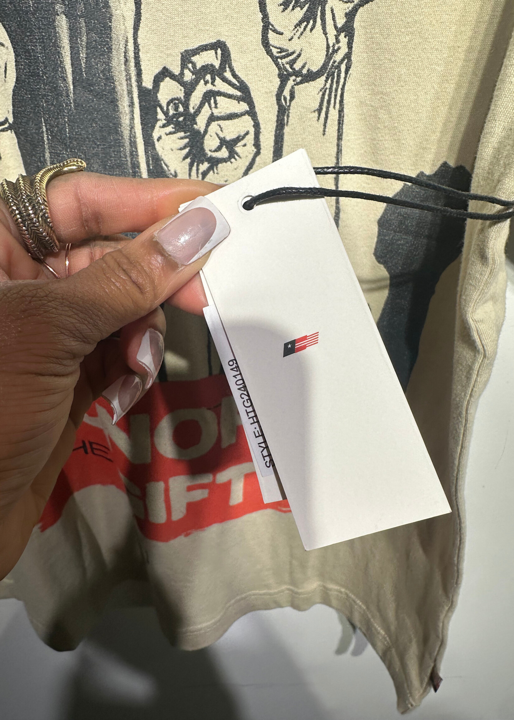 Honor the Gift Peach Coordinates Tee S