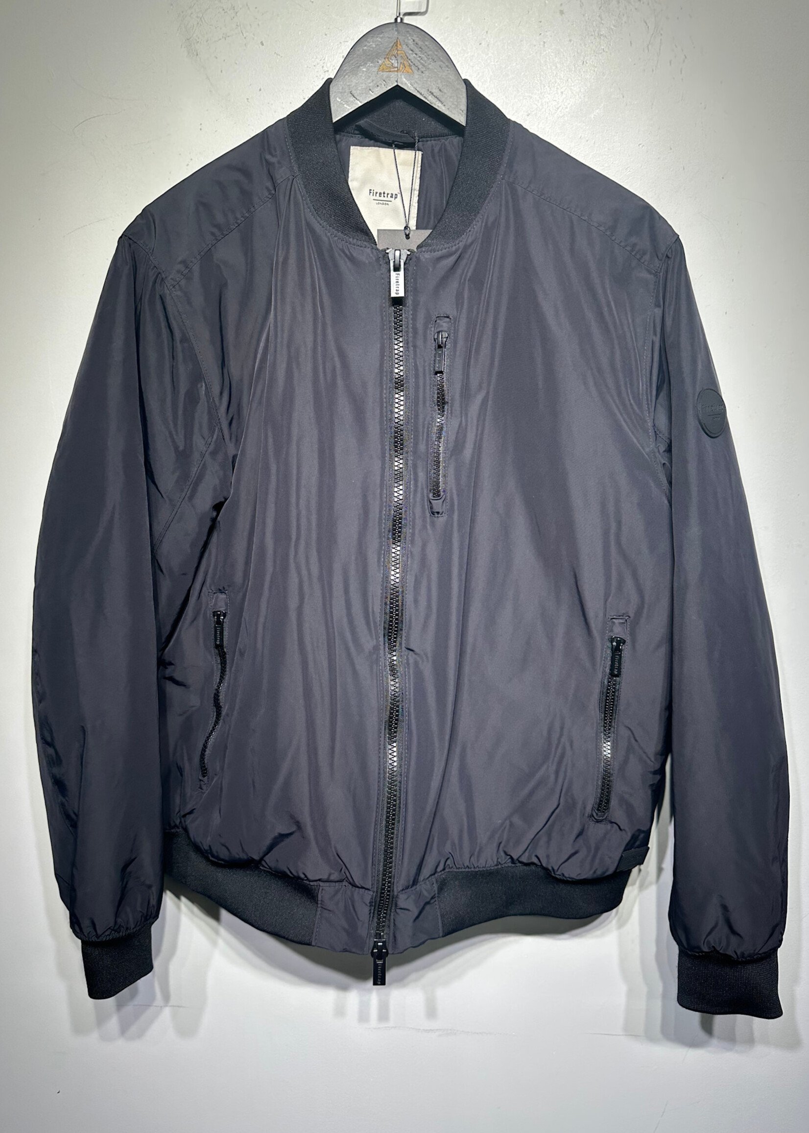 Firetrap Black Bomber Jacket XL