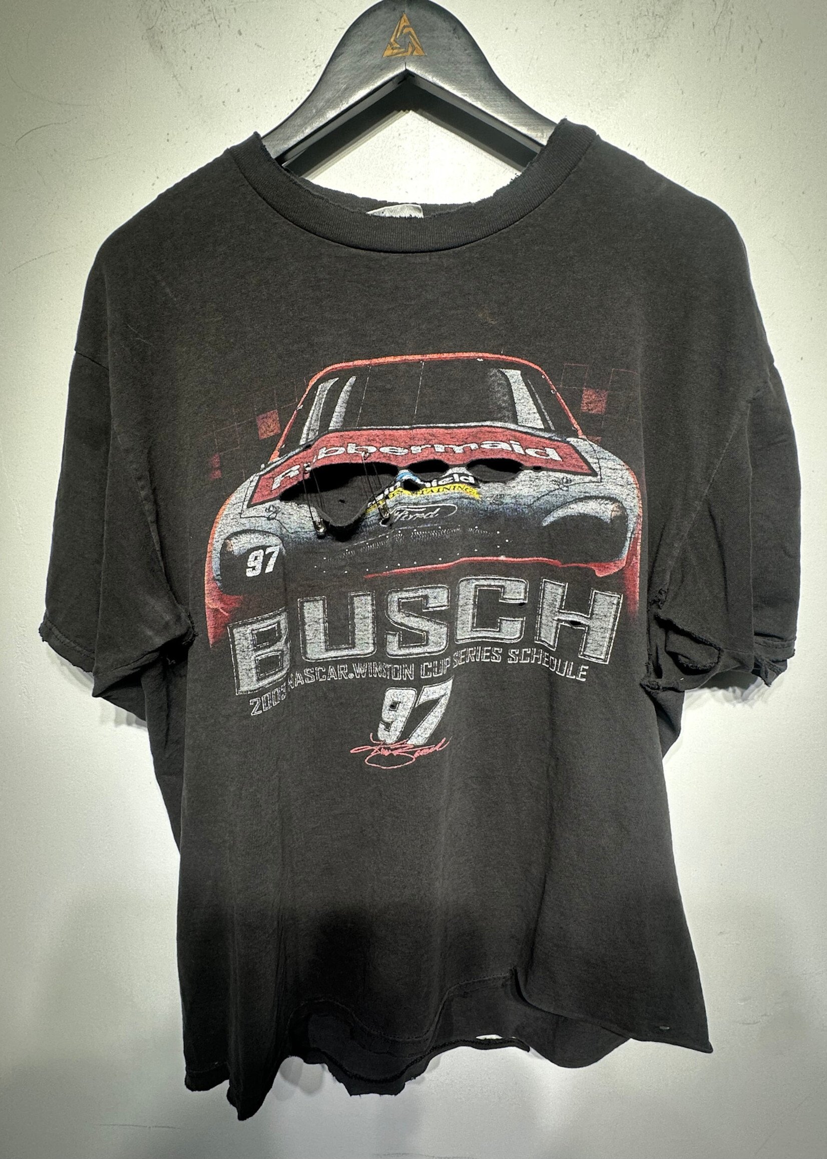 Chase Kyle Busch Distressed Tee L AS IS
