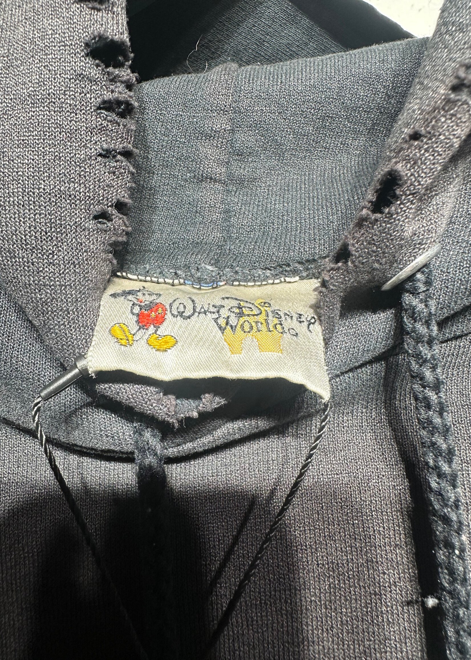 Disney Black Sunfaded Hoodie XL