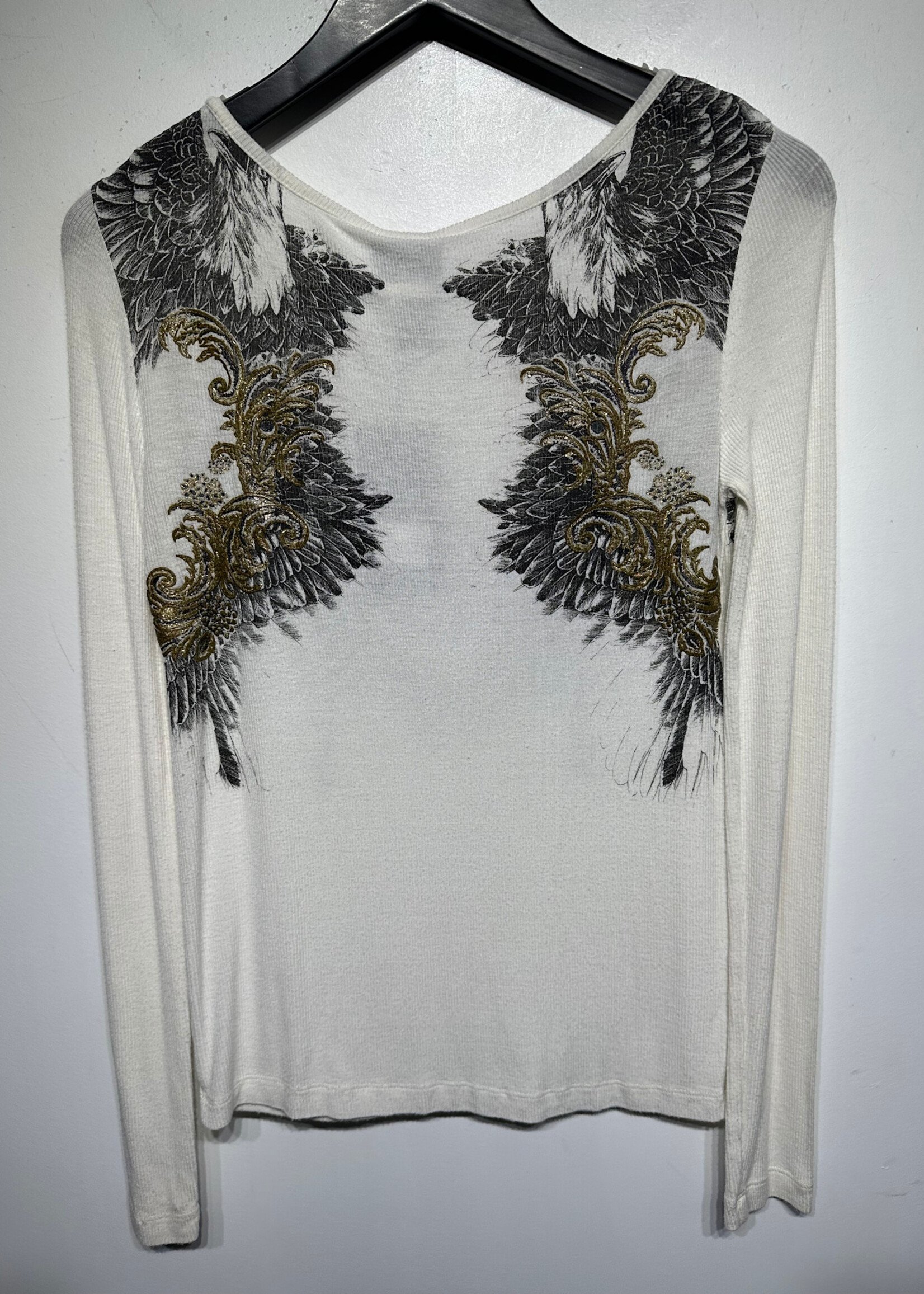 Just Cavalli White Winged LS Thermal Fem M AS IS
