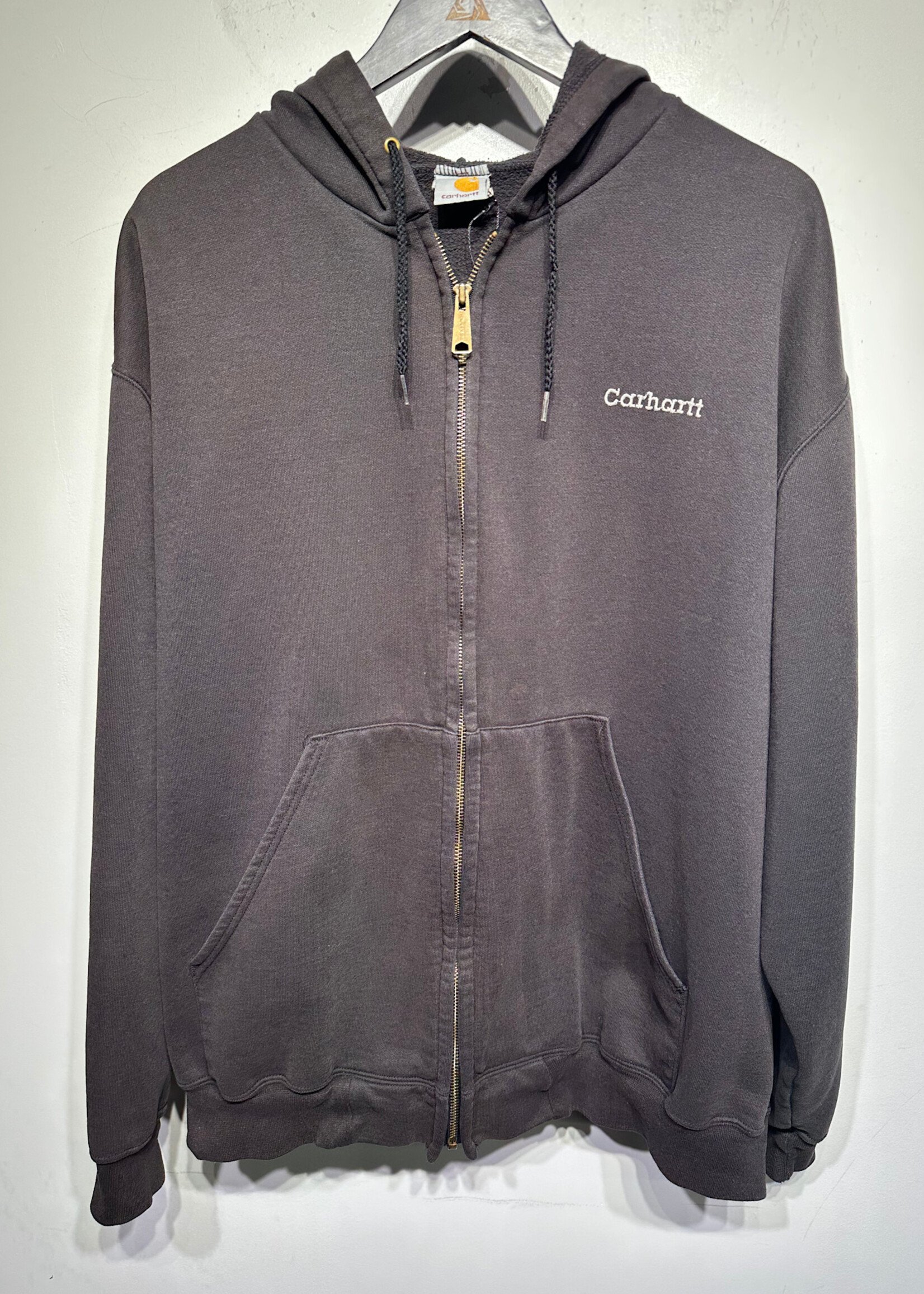 Carhartt Vintage Black Zip Hoodie XL