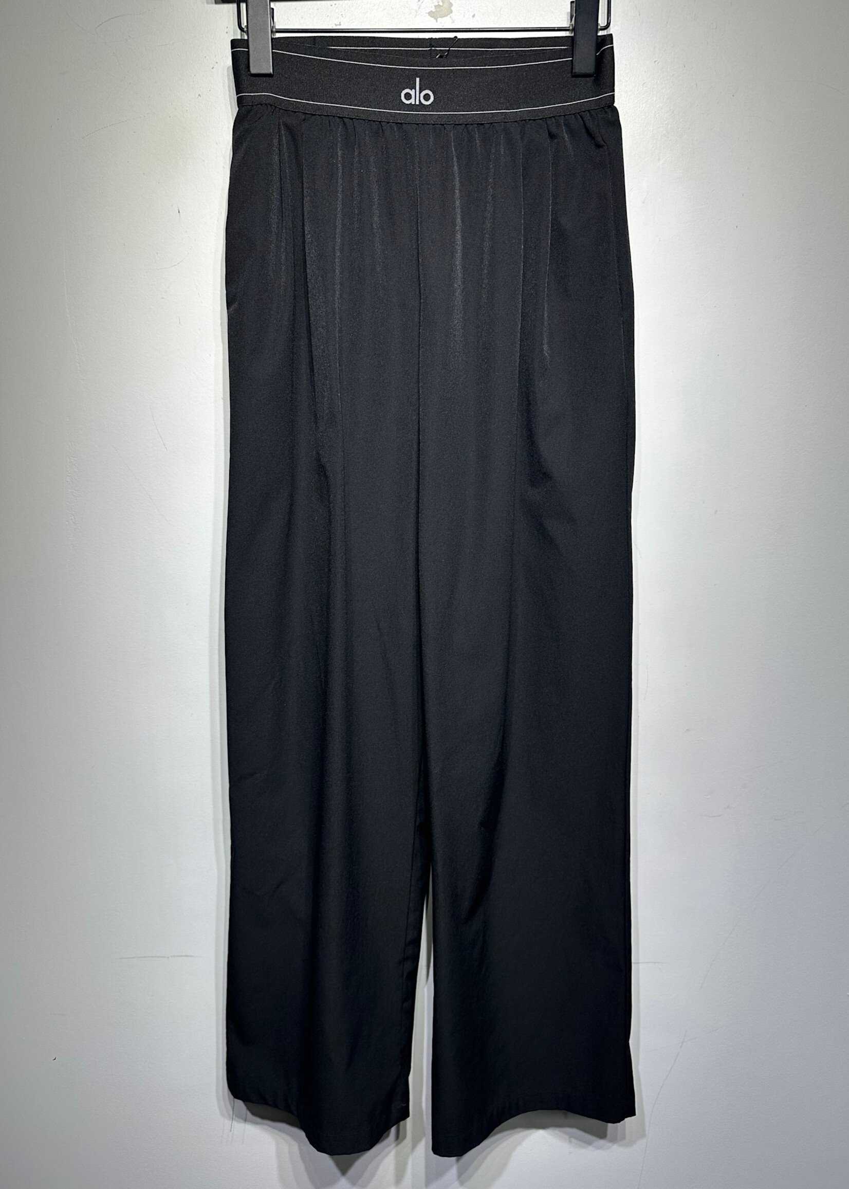 ALO Black Waist Nylon Pants 25