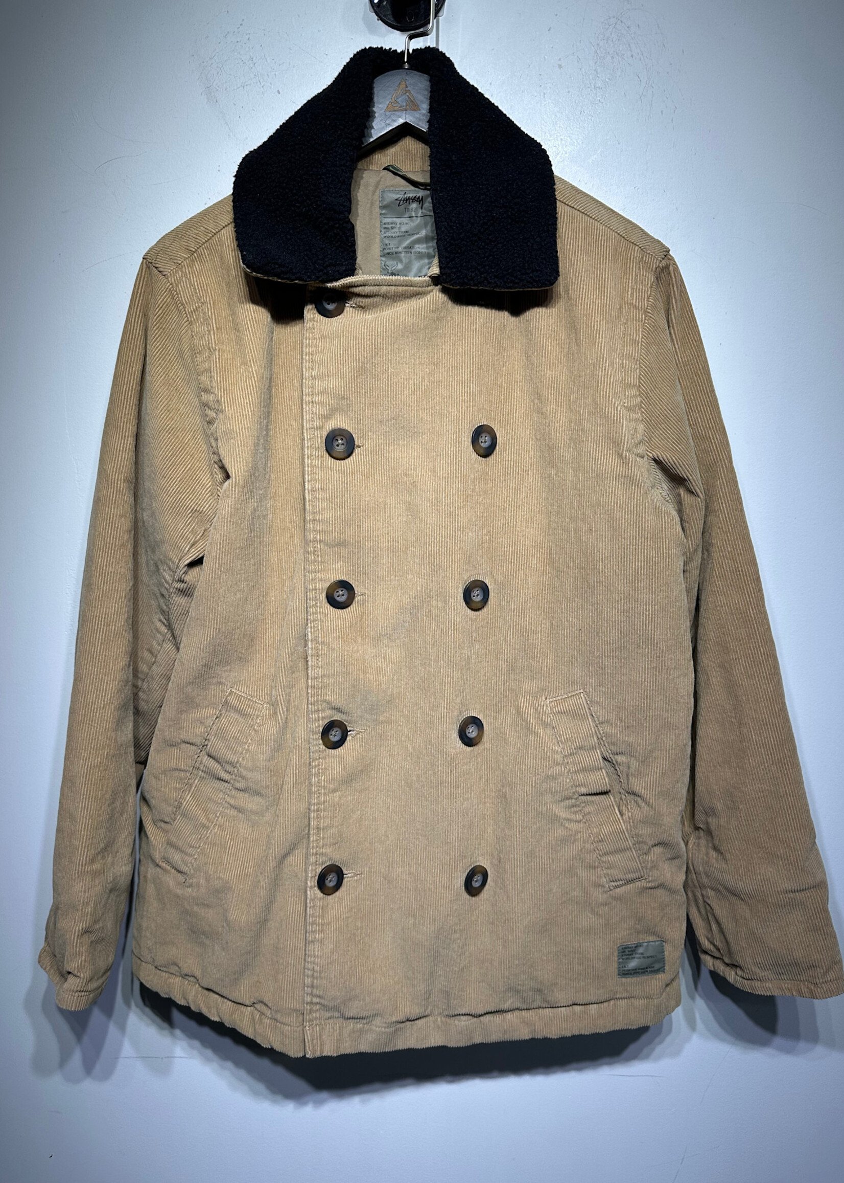 Stussy Tan Corduroy Jacket L As Is Masc