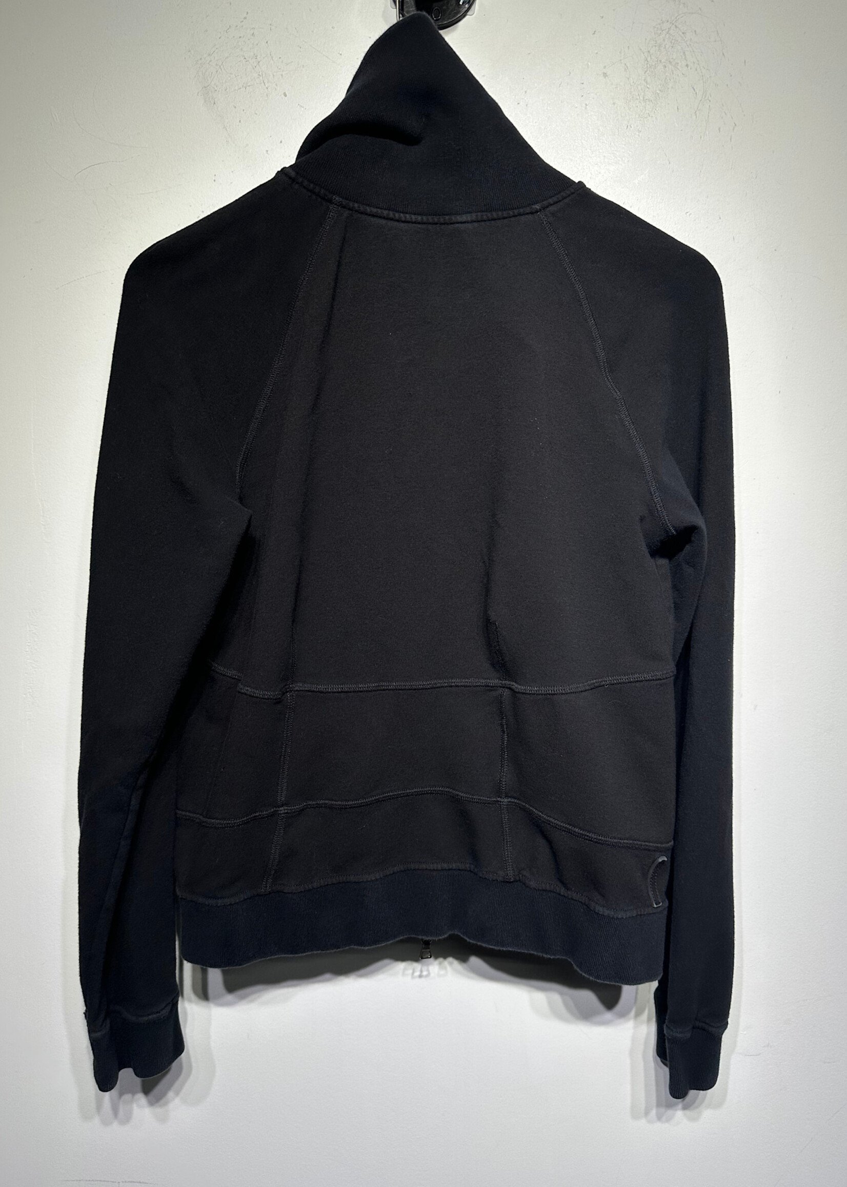 Prada 06 Black High Neck Track Jacket Fem XL