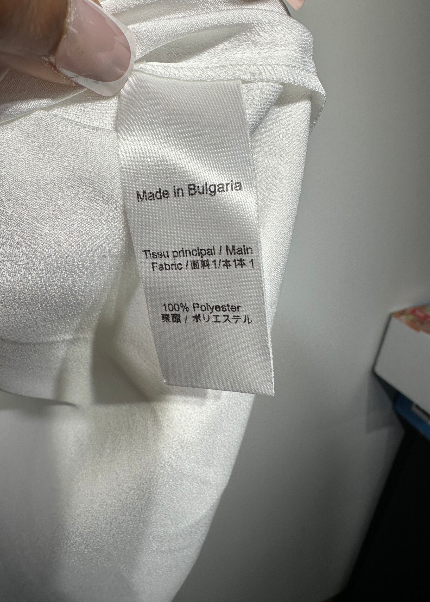 Louis Vuitton Uniform White Zip Blouse S