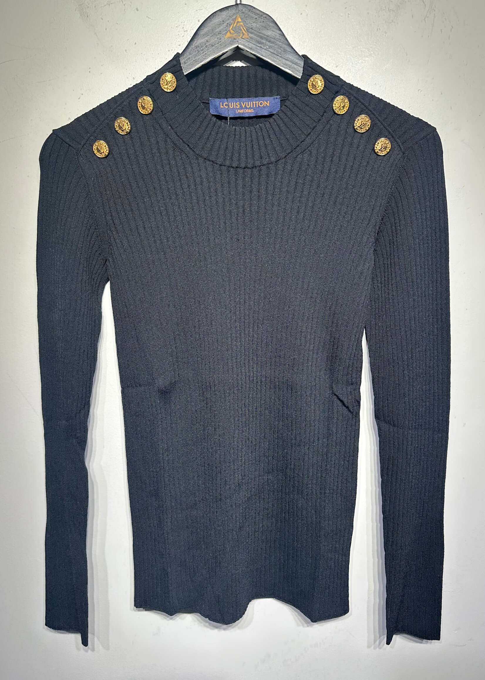 Louis Vuitton Uniform Shoulder Button Sweater S