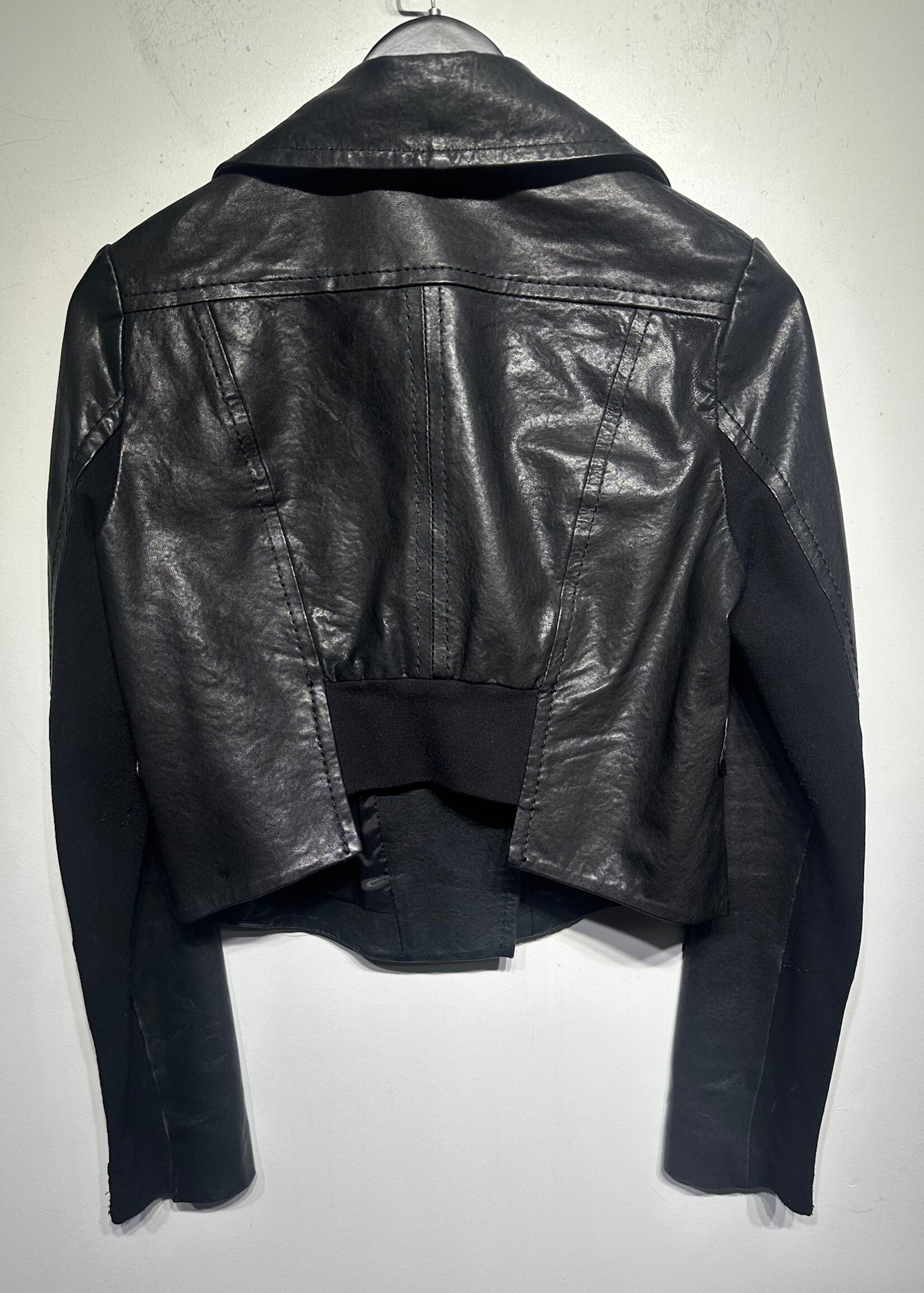 BCBG Multi Zip Crop Moto Jacket S