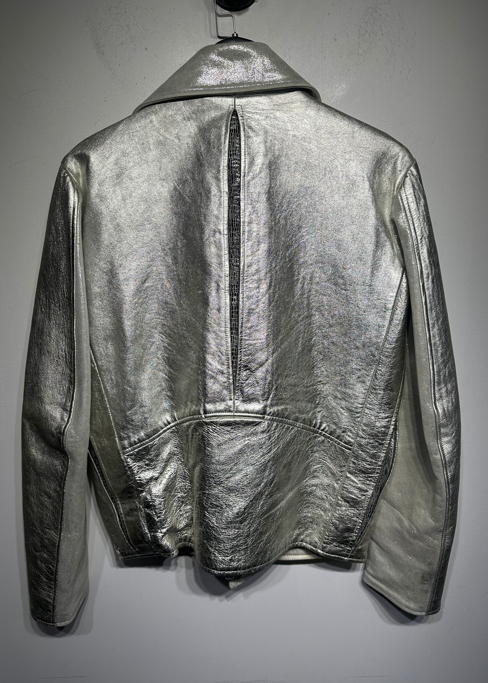 Perri Ring Silver Biker Jacket Fem M Masc S