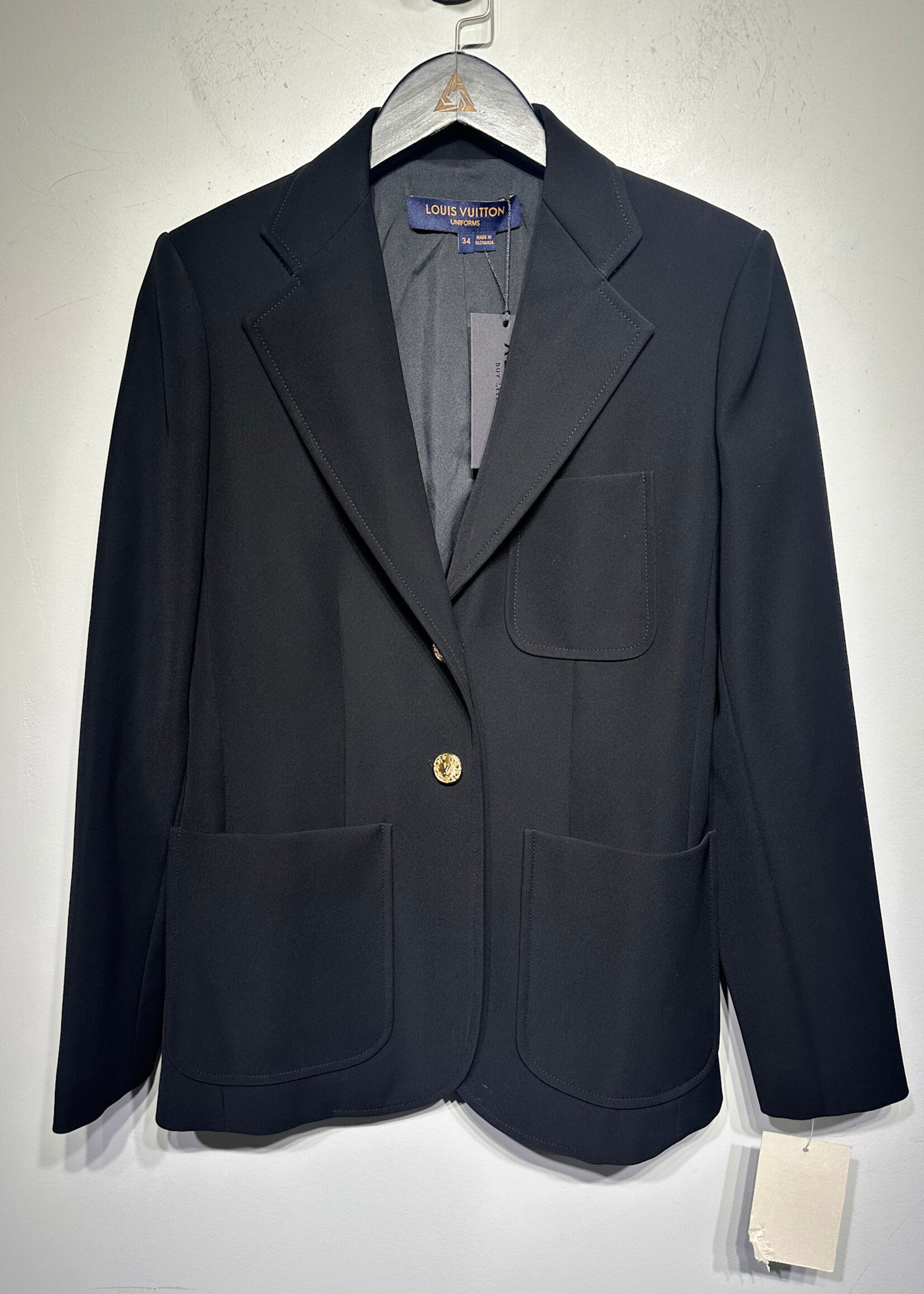 Louis Vuitton Uniform Black Blazer XS