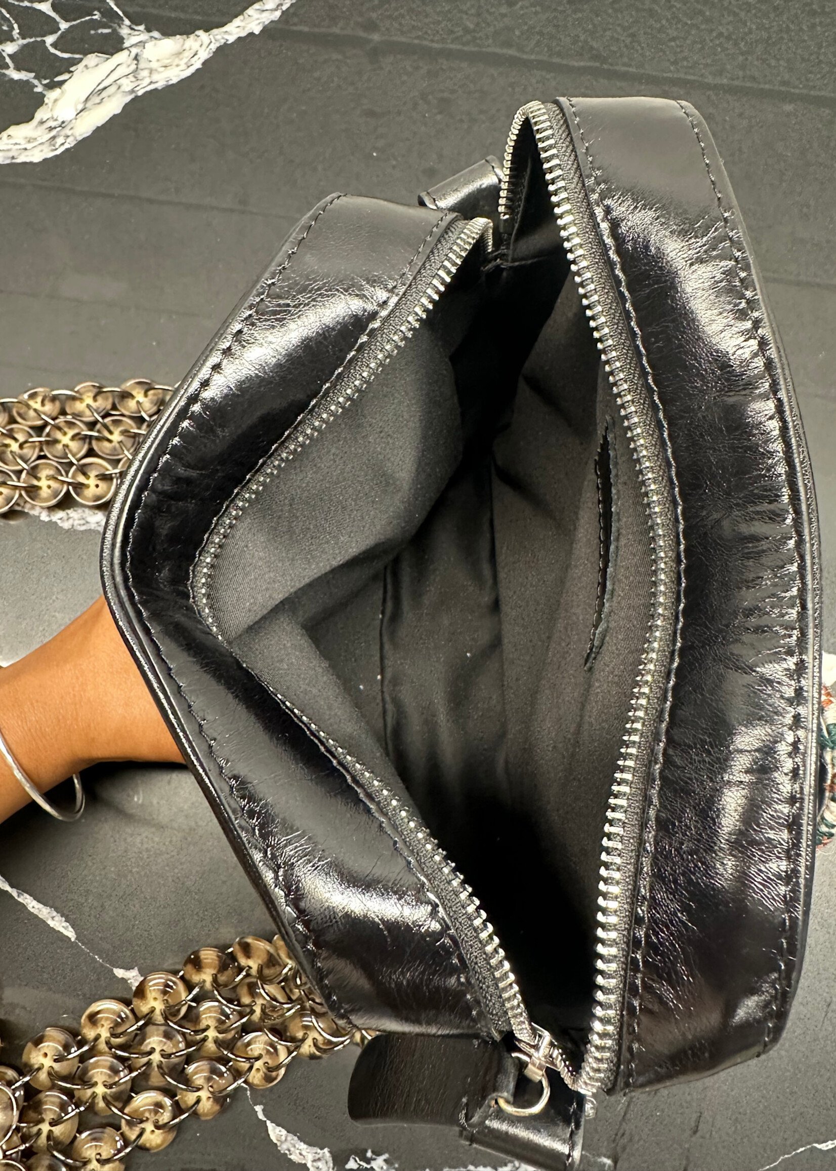 Stefan Cooke Black Button Satchel O/S