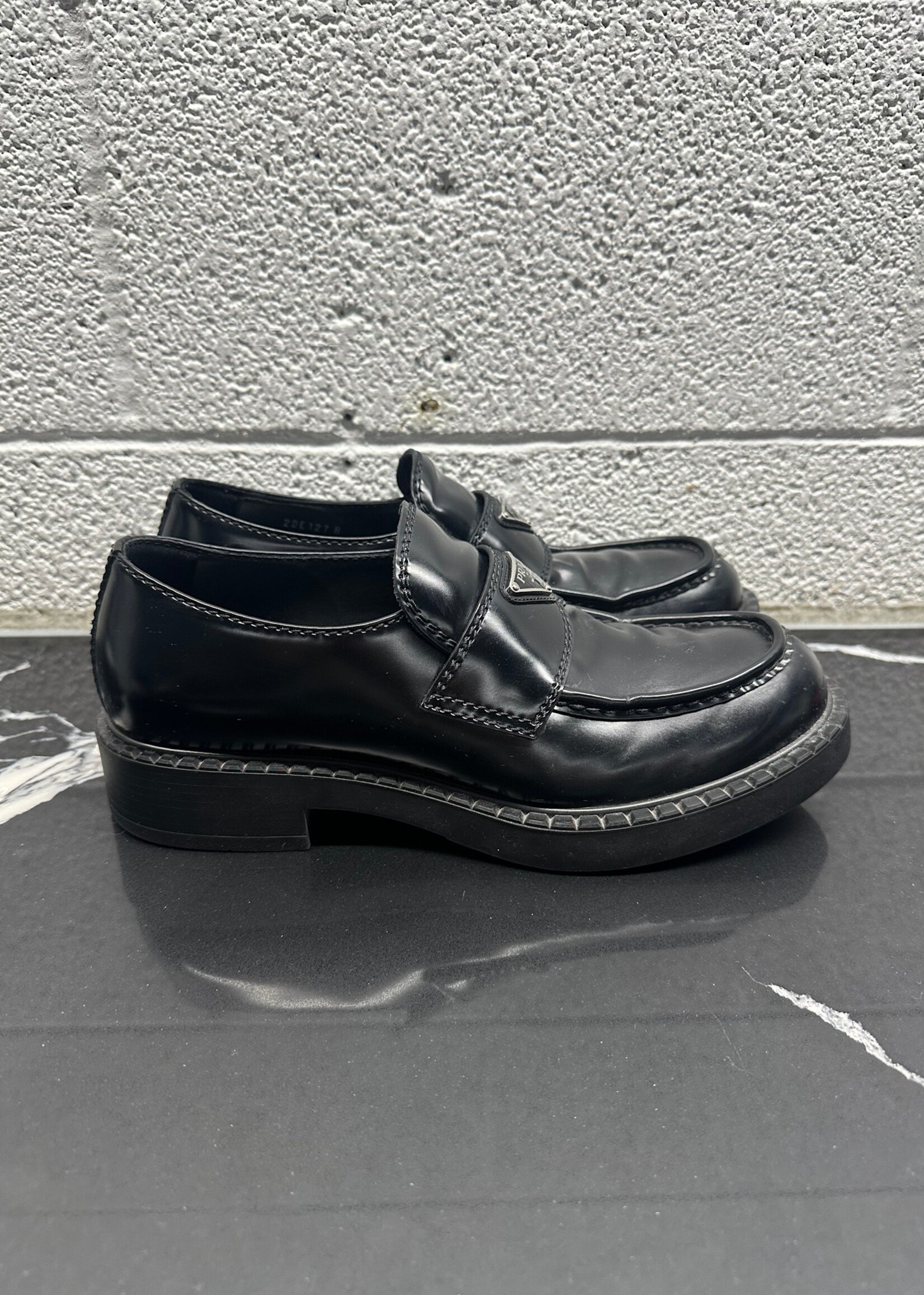 Prada Black Loafers 8 Fits 9