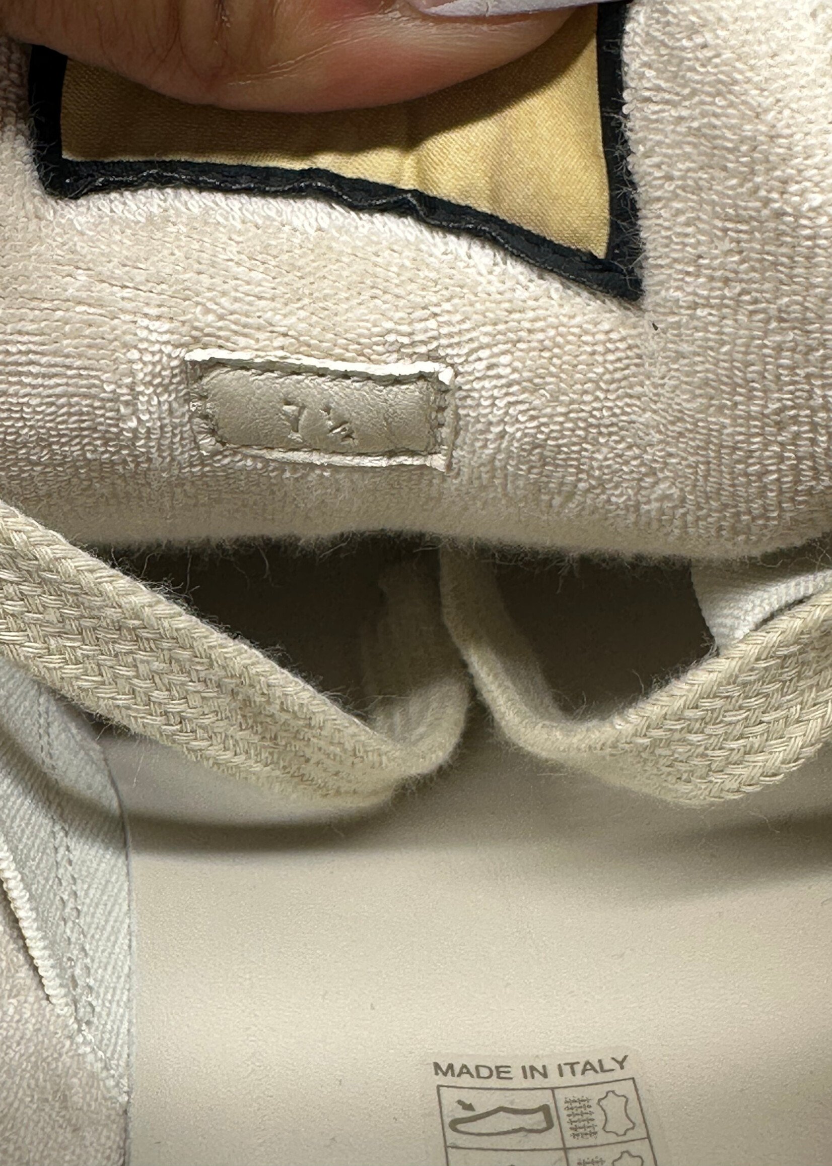 Gucci Black White Screener Sneaker Fits Masc 8.5