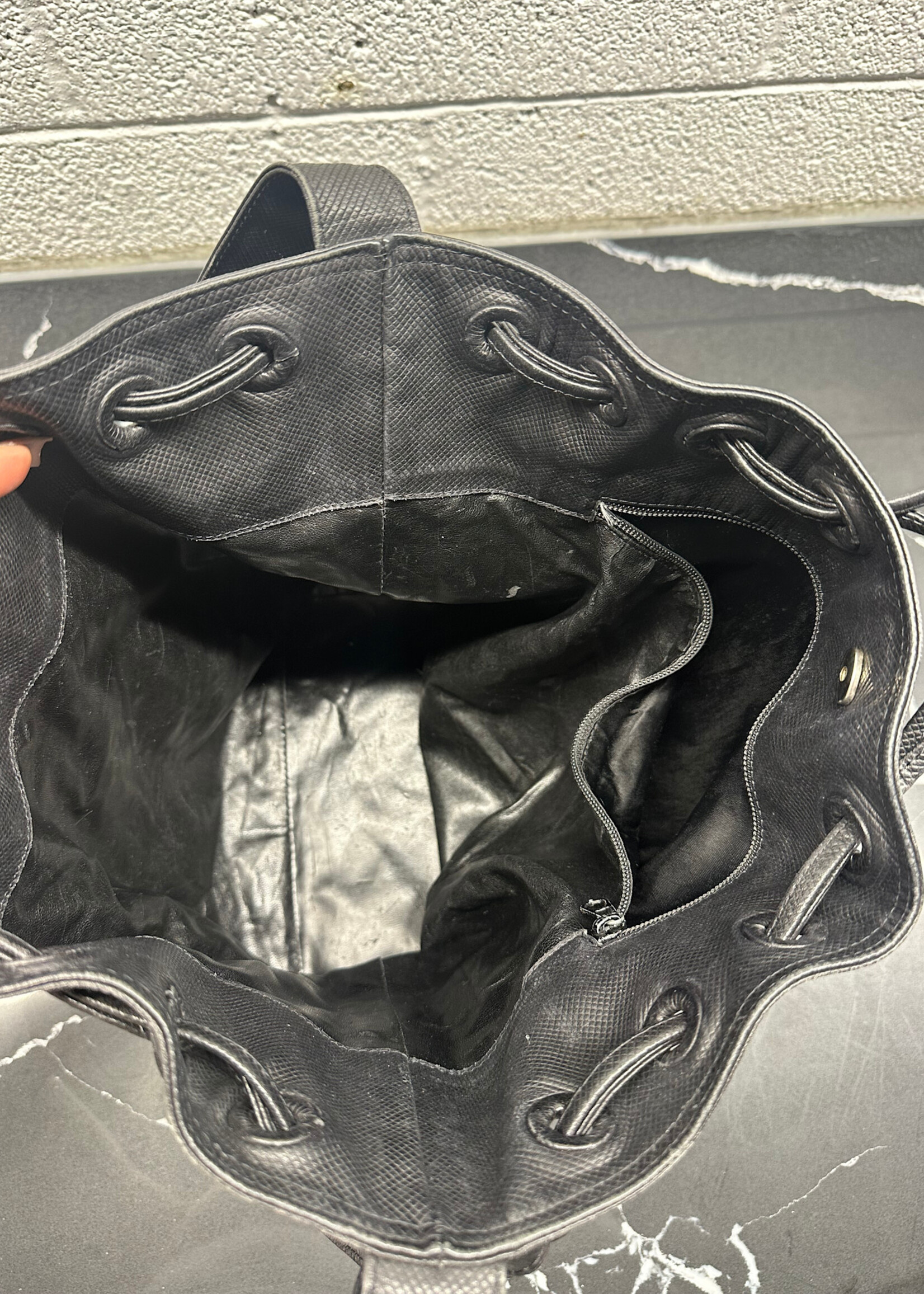 Bottega Vintage Black Bucket Bag AS IS