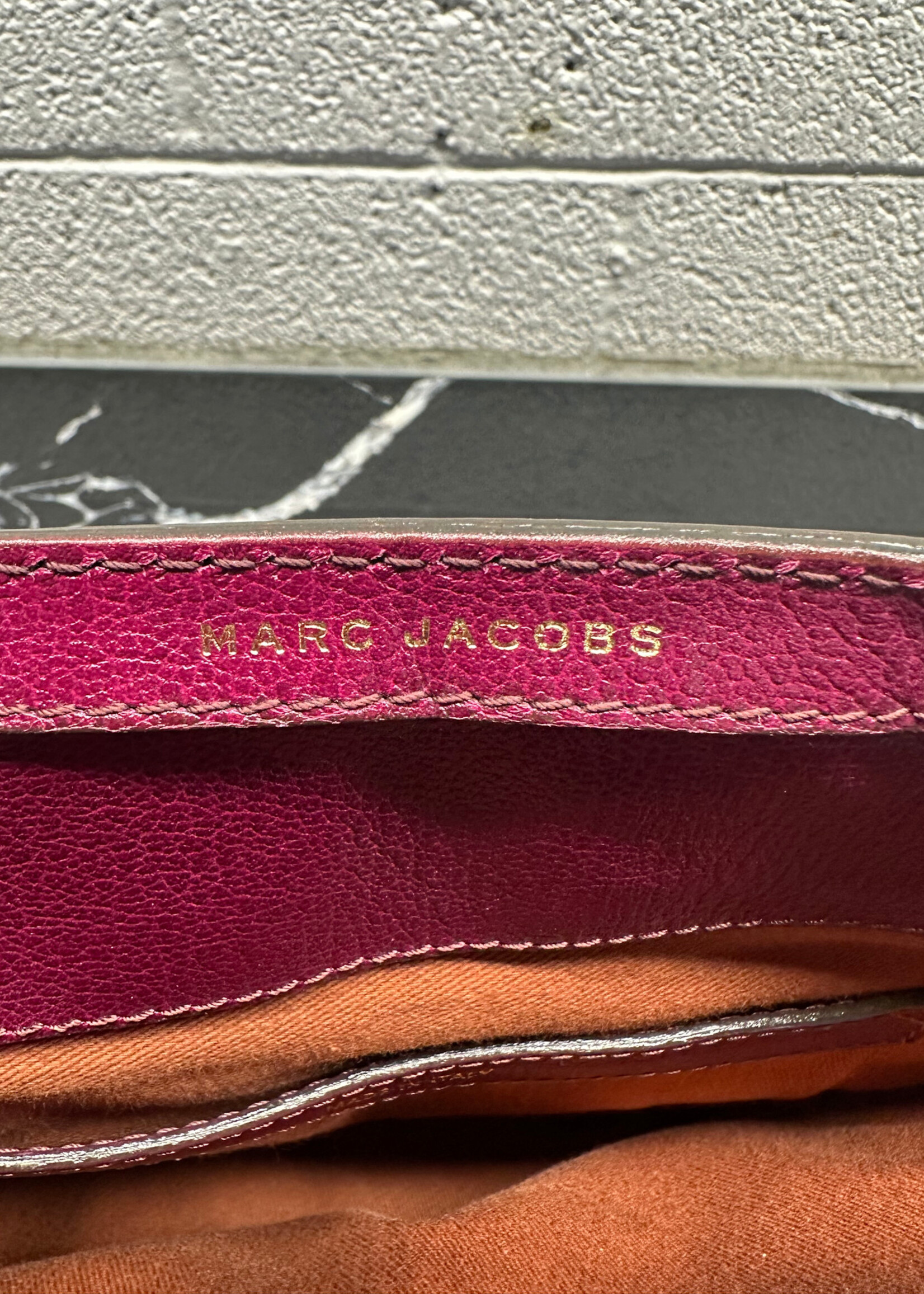 Marc Jacobs Dark Pink Stam Bag