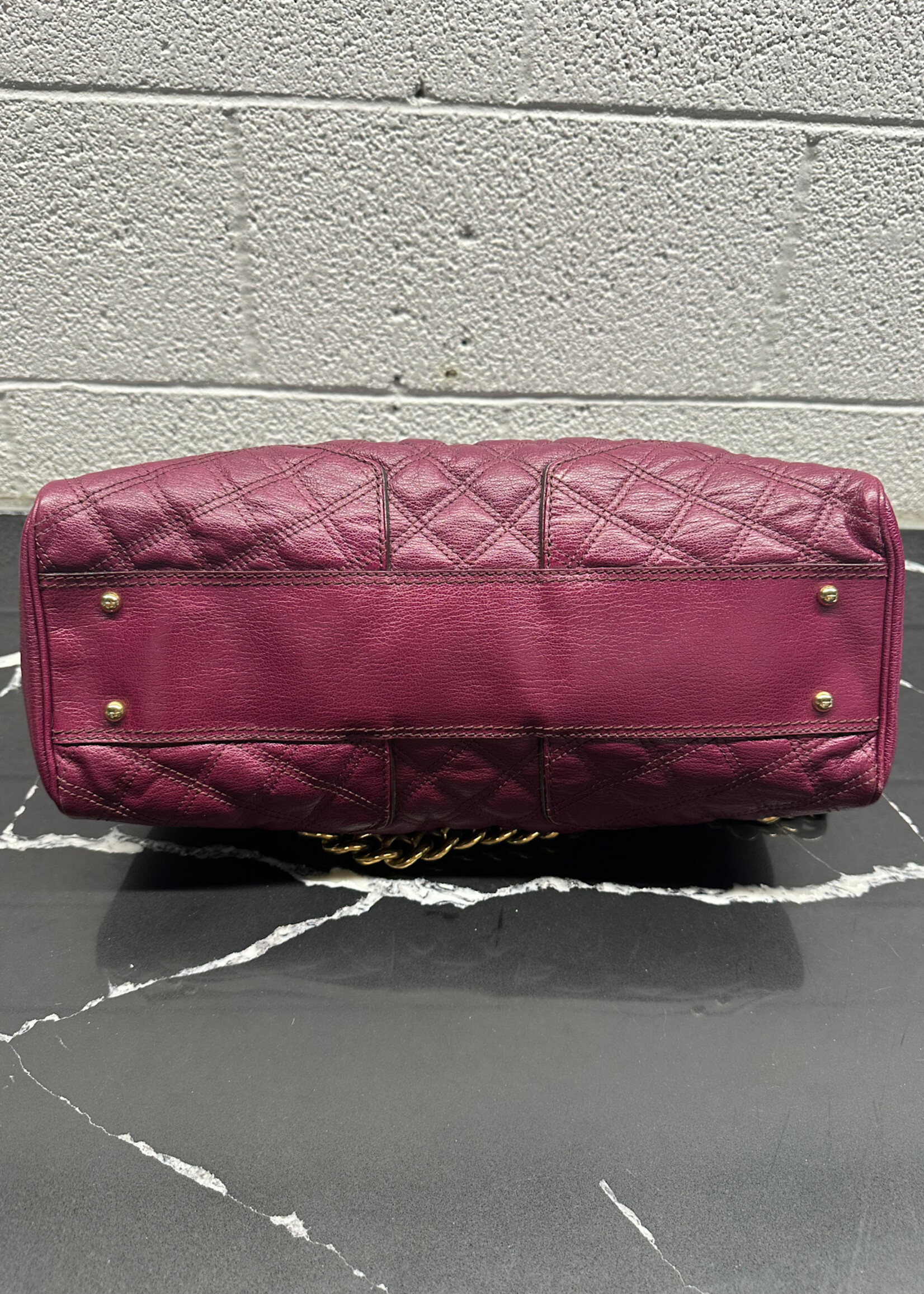 Marc Jacobs Dark Pink Stam Bag