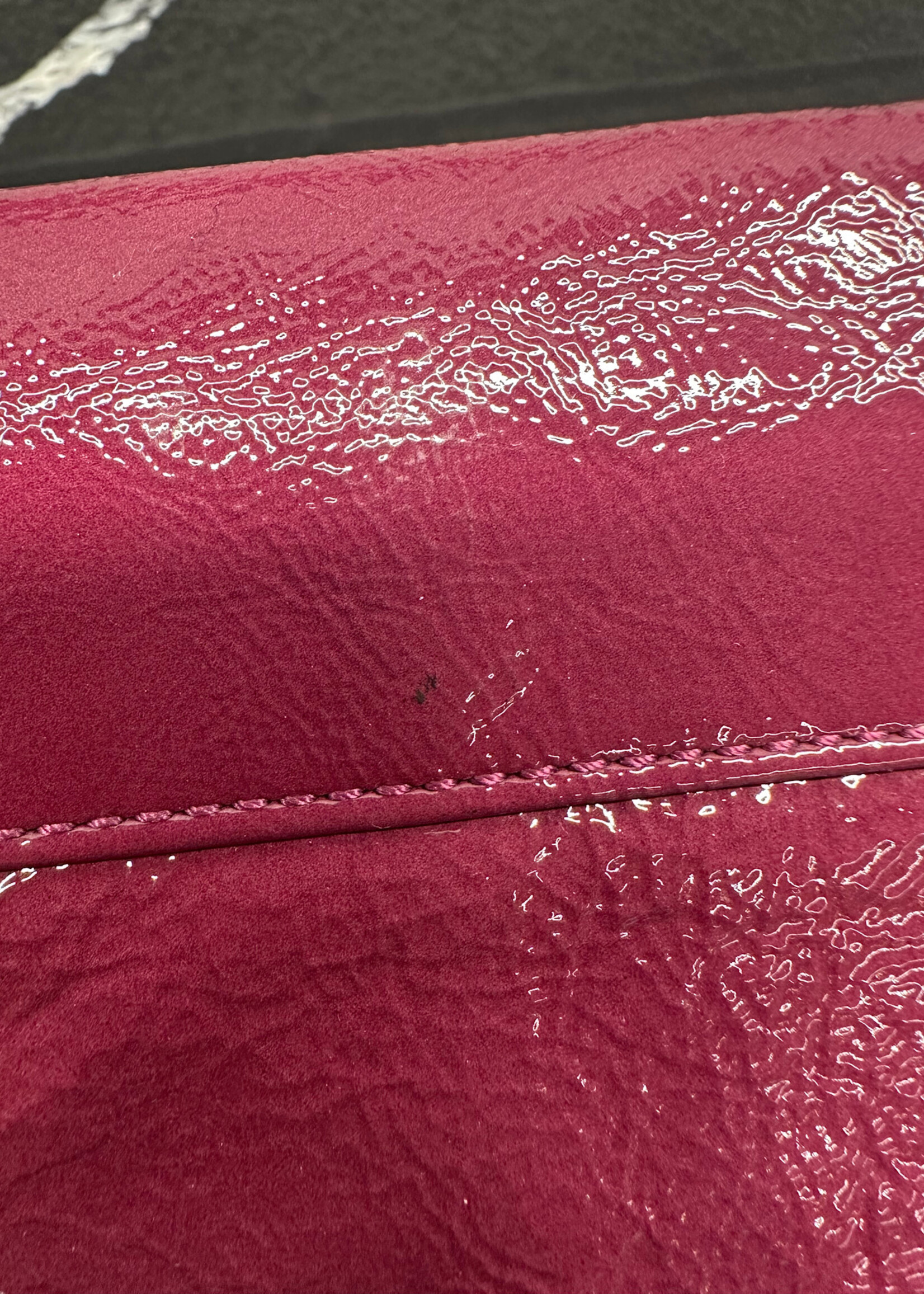 Coach Y2K Pink Patent Shoulder Bag