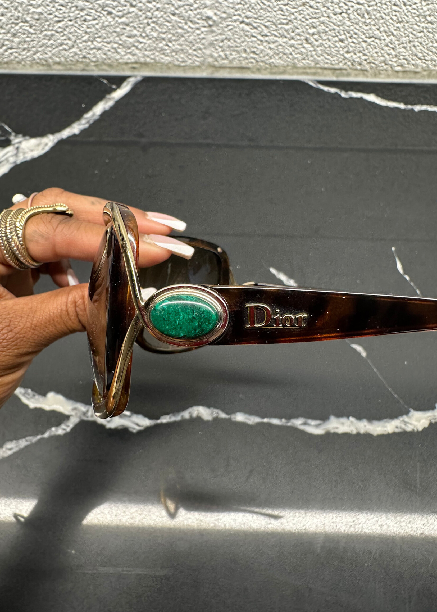 DIOR TORTOISE SHELL SUNGLASSES