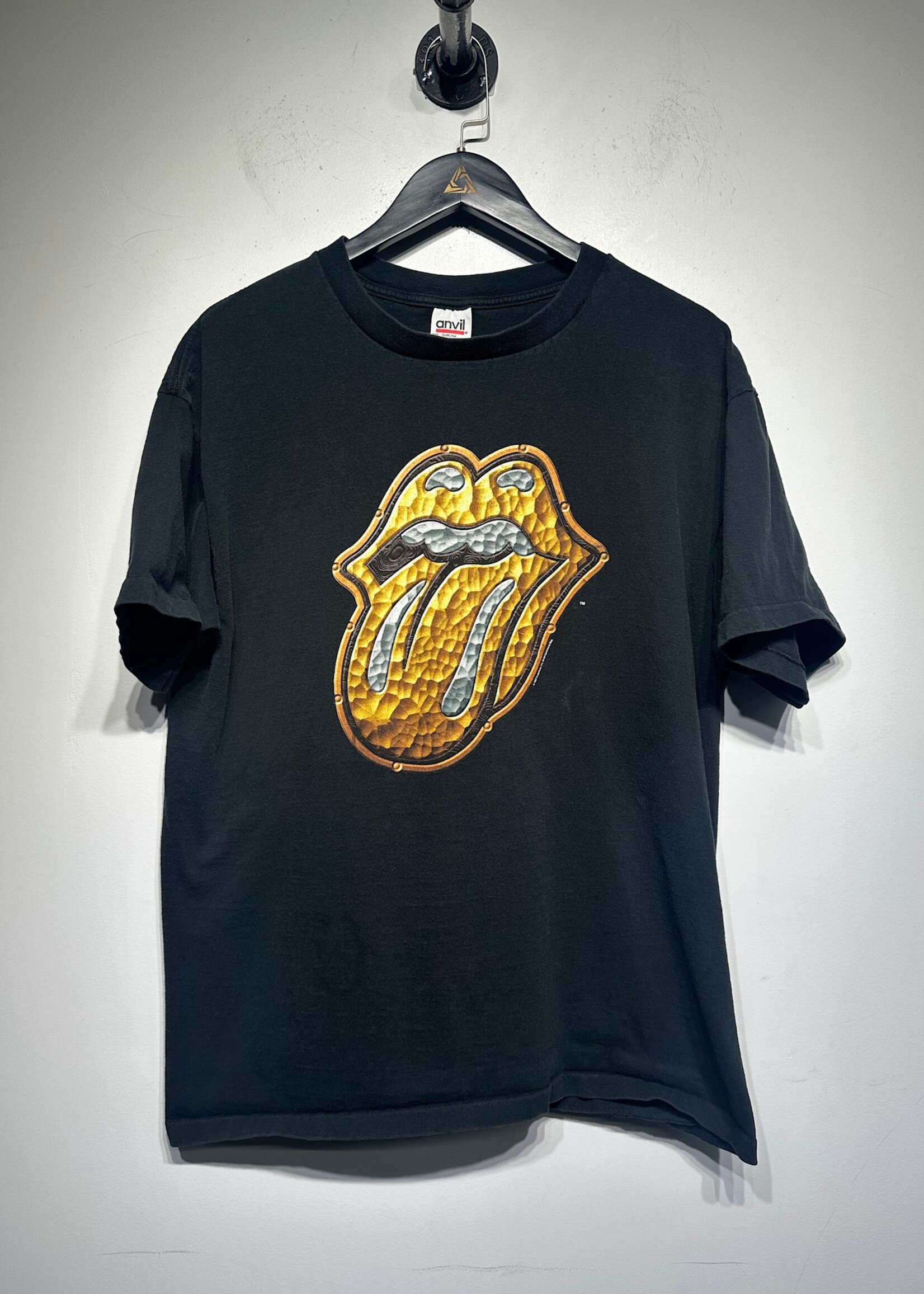 97 Rolling Stones Gold Black Tee XL