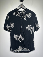 Allsaints Black Palm Tree B/U Shirt M