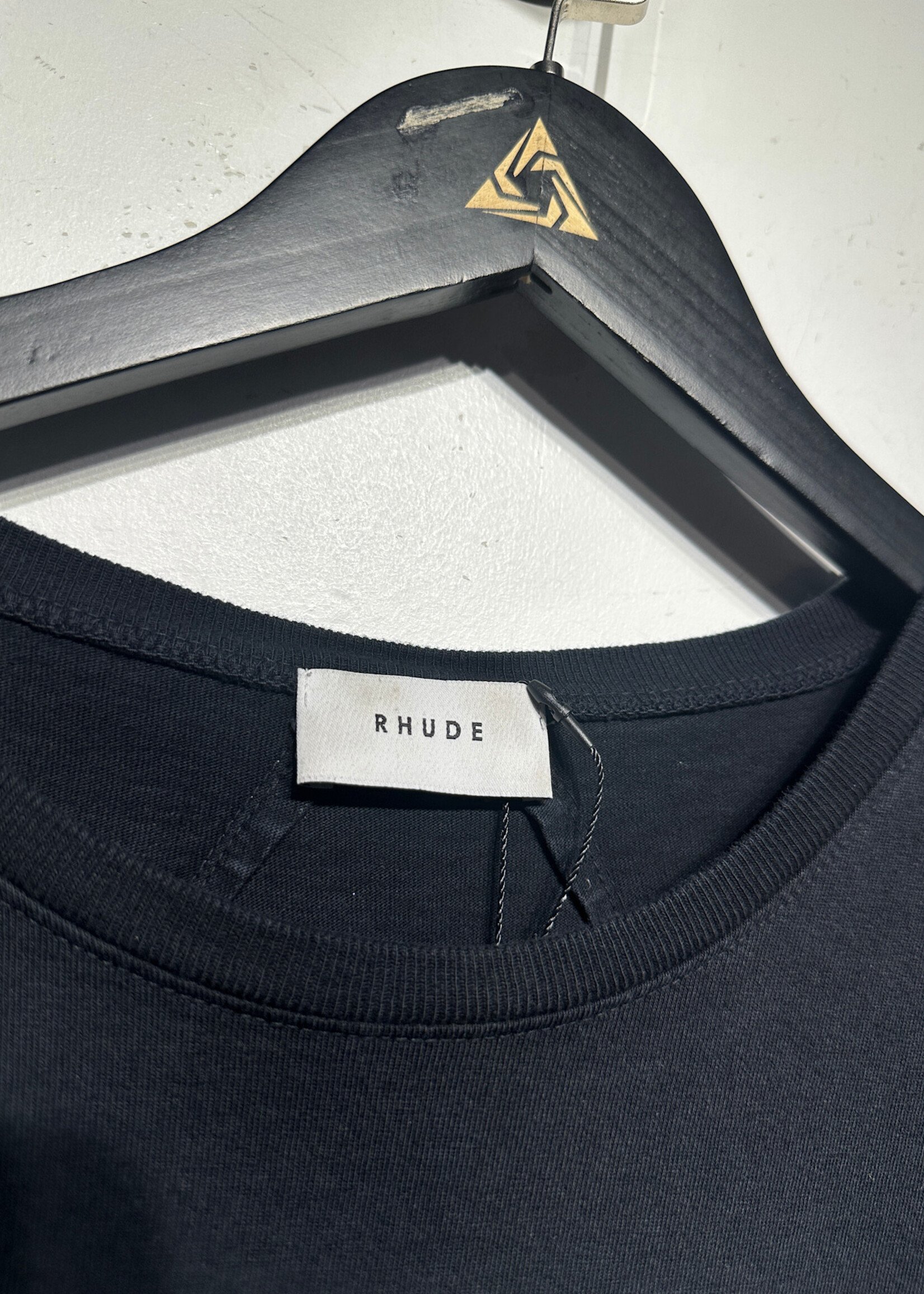 Rhude Black Cowboy Tee L