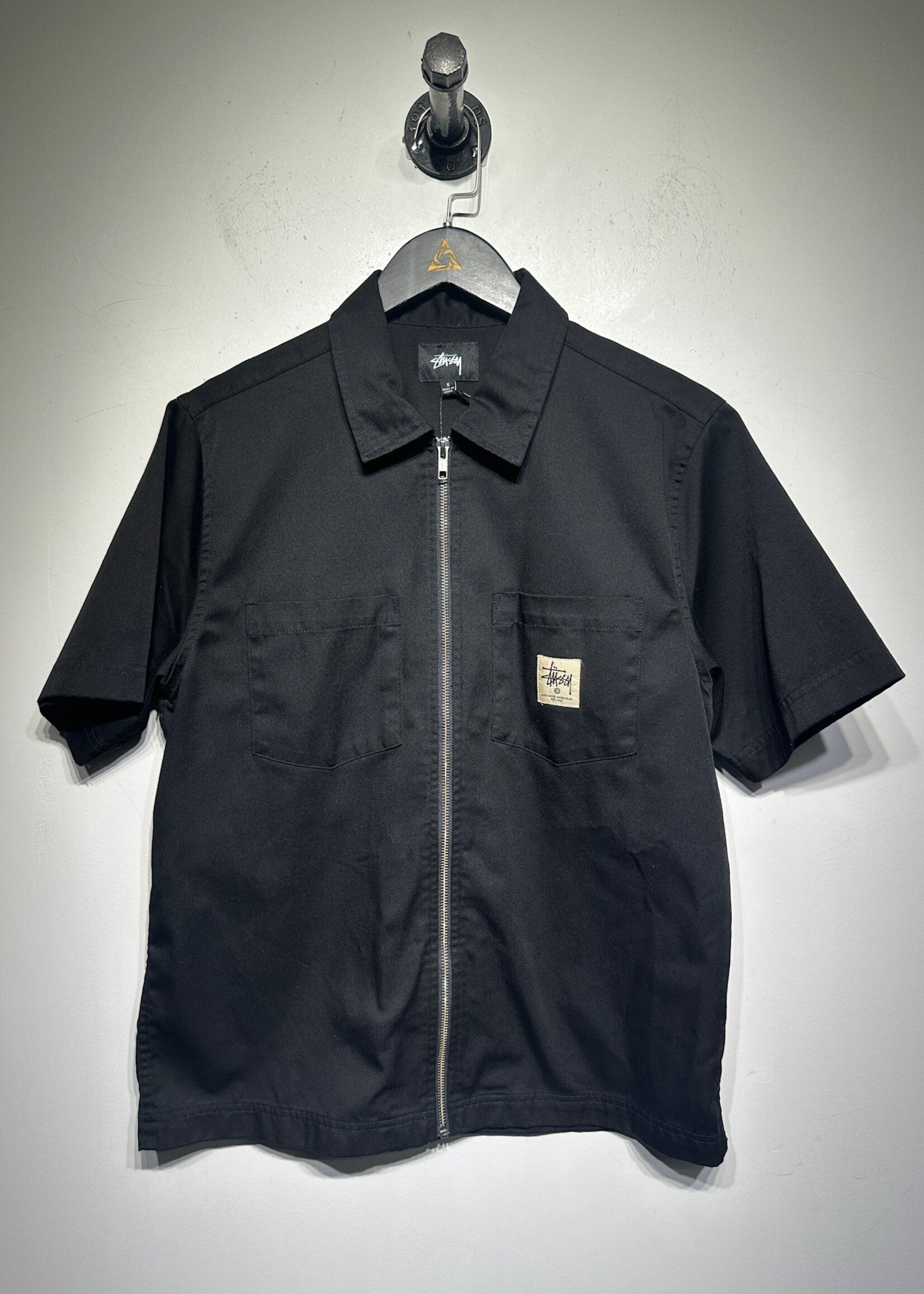 Stussy Black Zip  Shirt Masc S