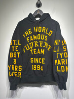 SUPREME WF BLACK YELLOW HOODIE M