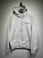SUPREME GREY WORLDWIDE HOODIE AS IS L