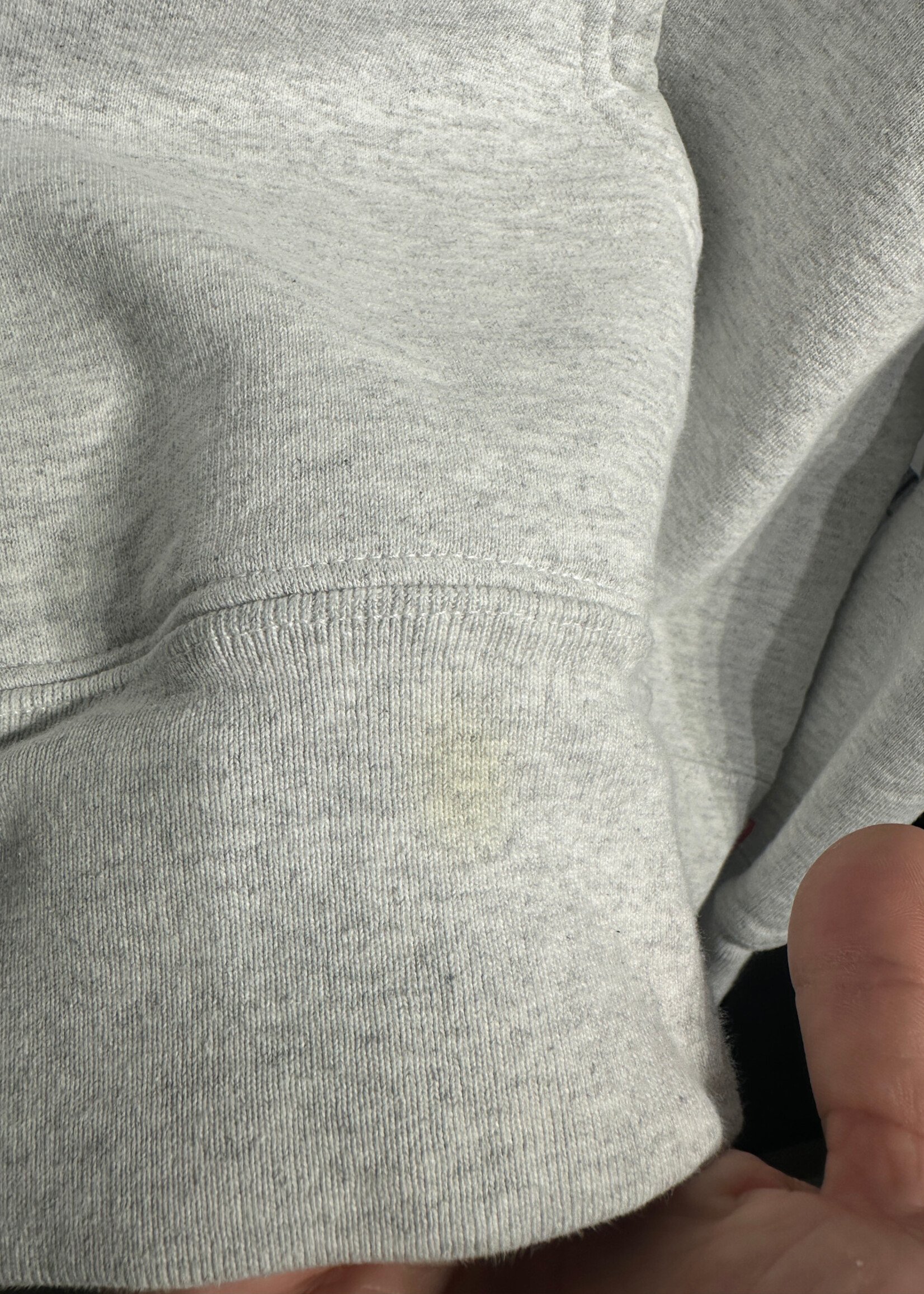 SUPREME GREY WORLDWIDE HOODIE AS IS L