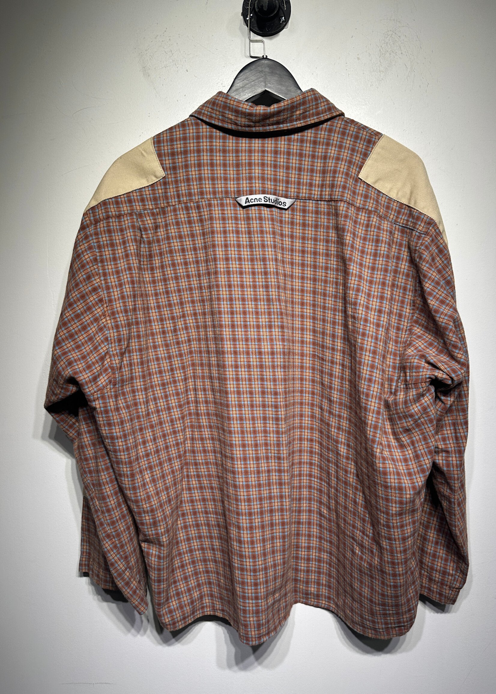 ACNE STUDIOS PLAID PATCH BU L