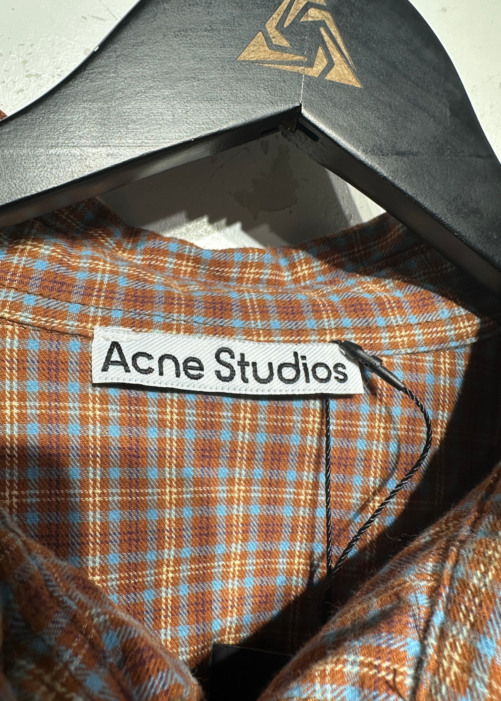 ACNE STUDIOS PLAID PATCH BU L