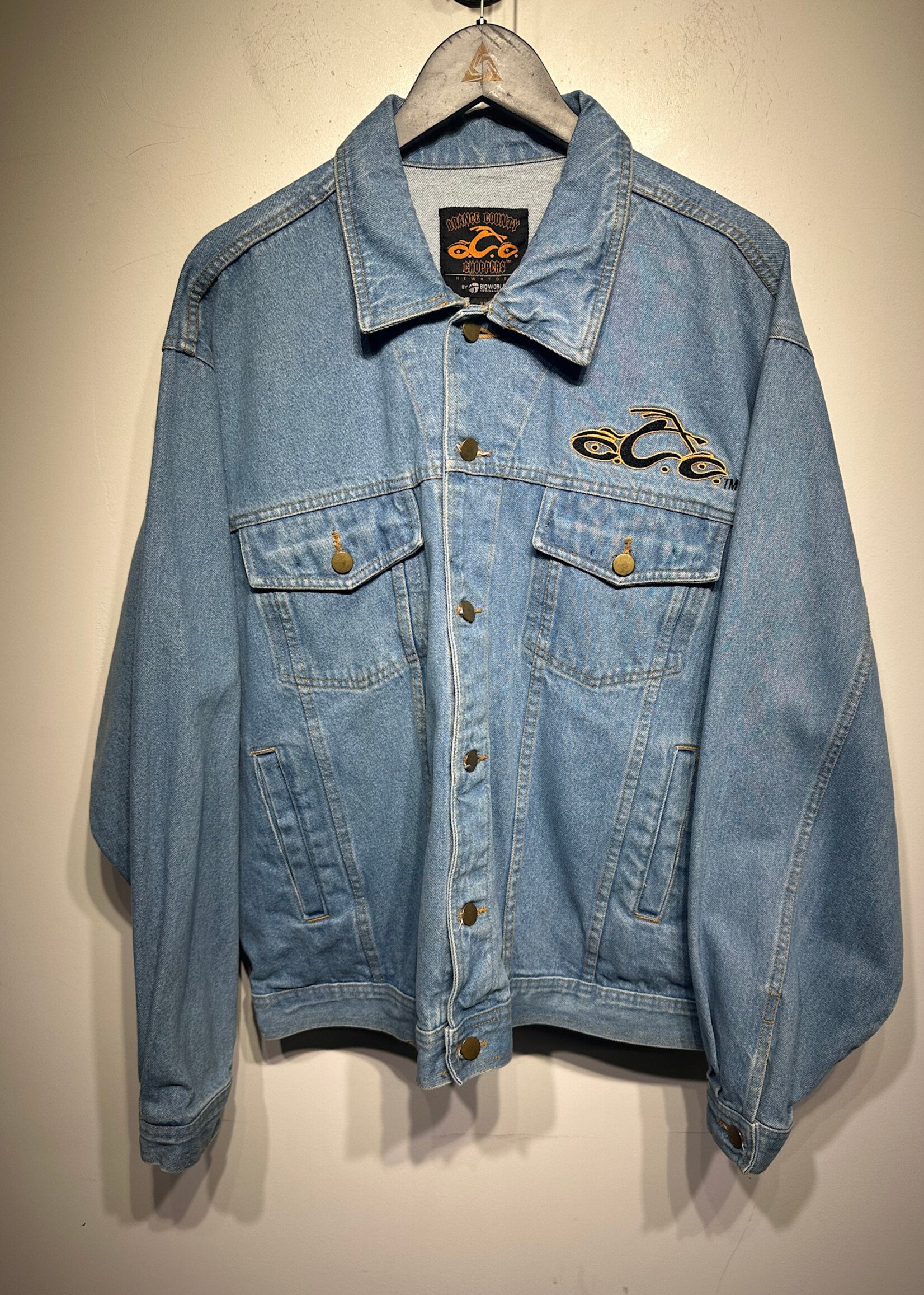 OC Choppers 90s Light Wash Trucker Jacket XXL
