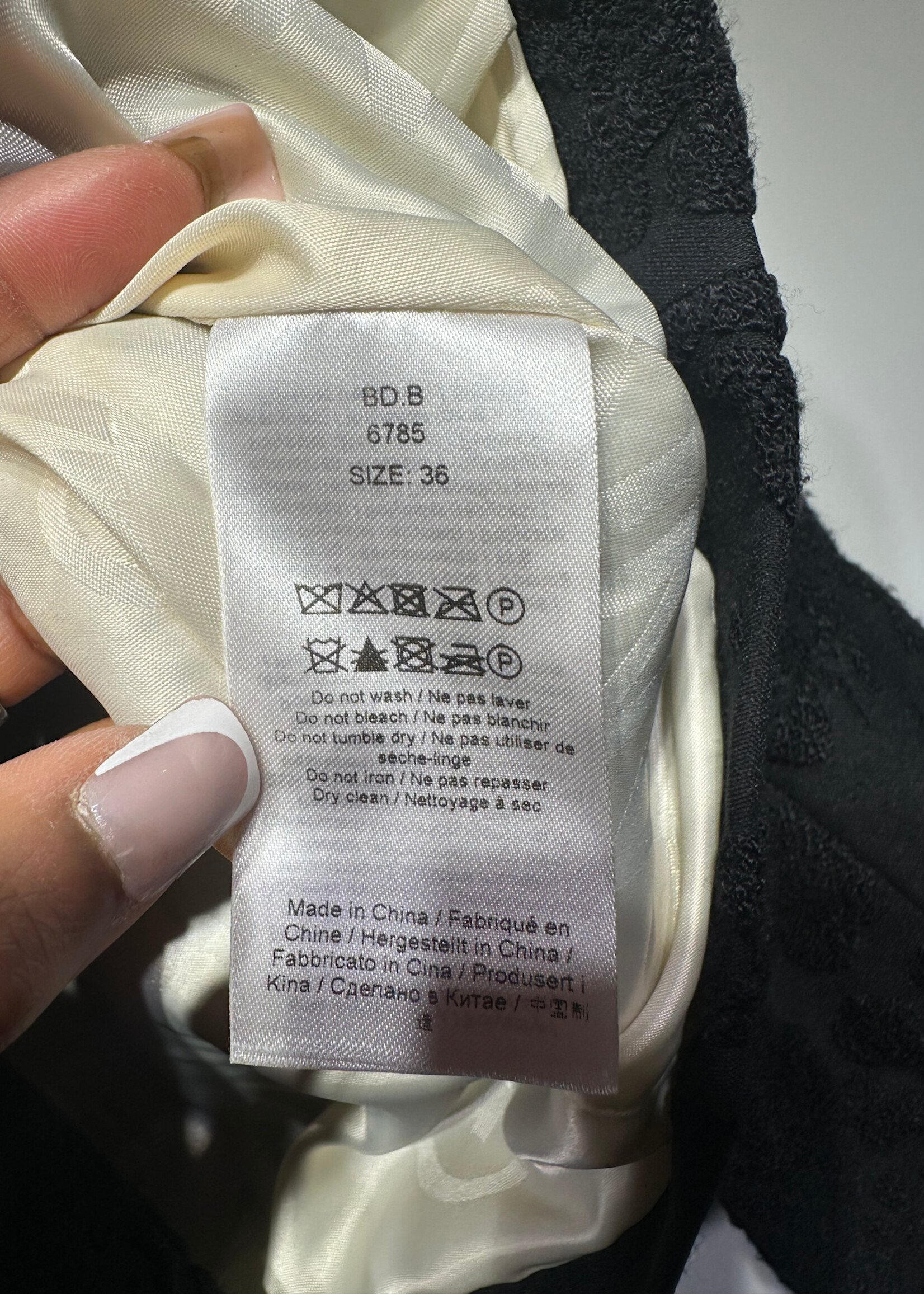 Ganni Black Floral Twill Two PC Set XS