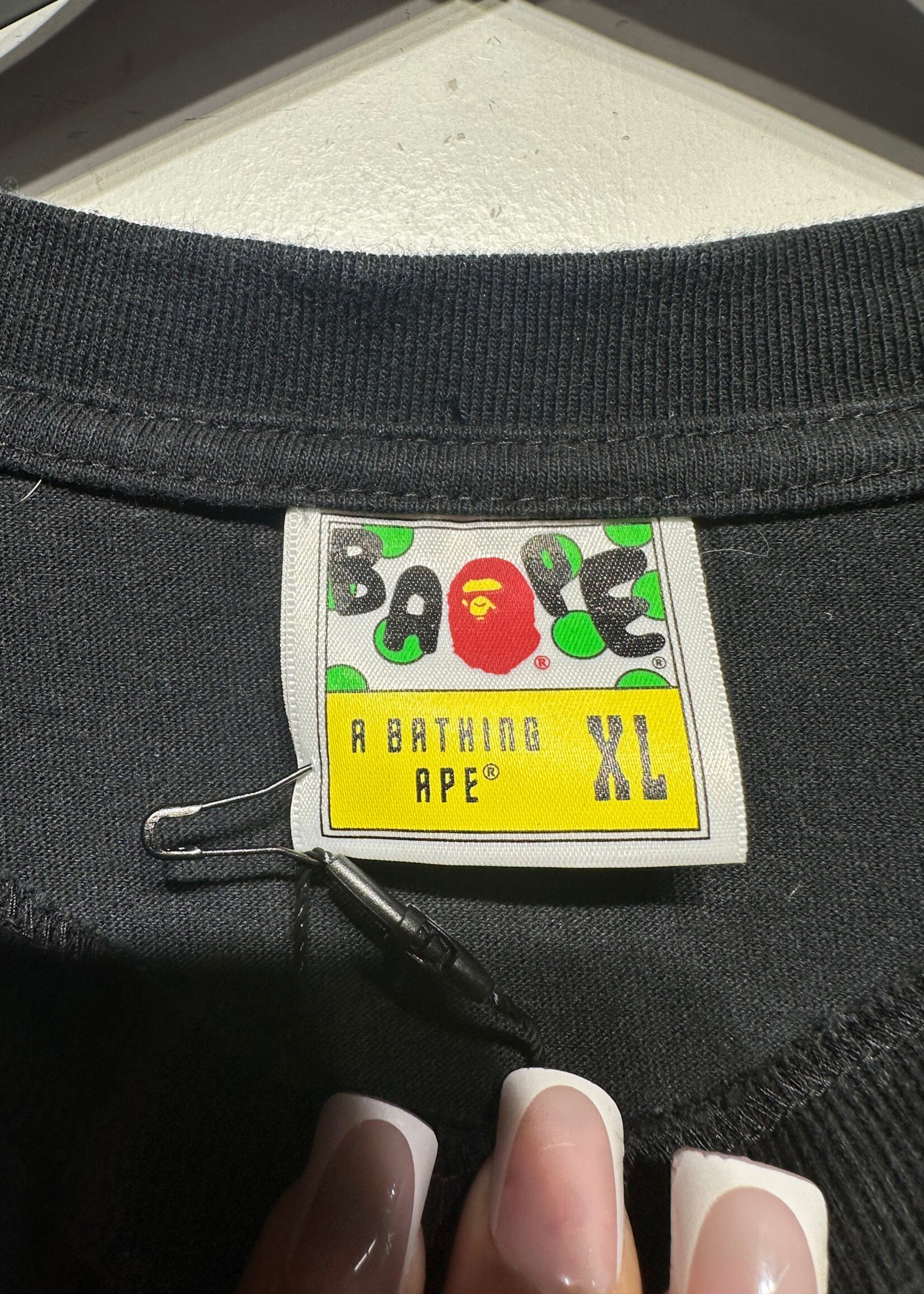 Bape Black Christmas Tree Tee XL