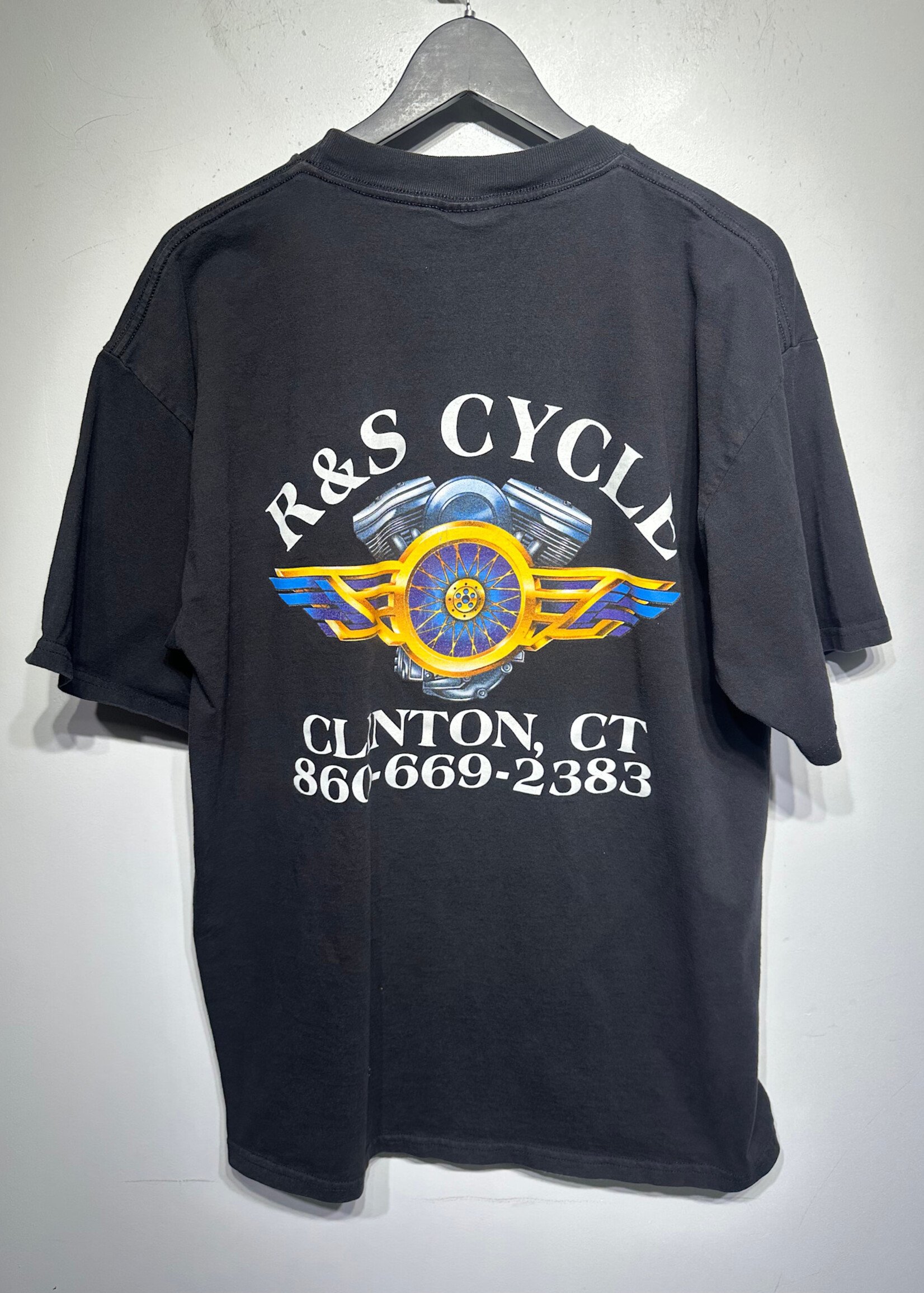 Live to Ride Ride to Live Black Tee XL