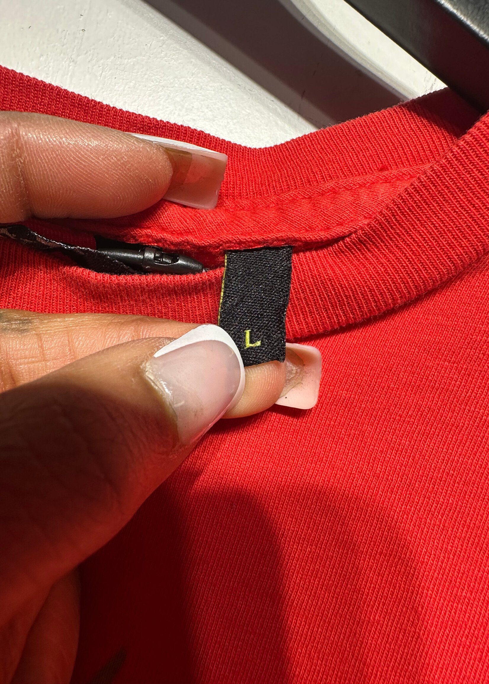 SMET Ed Hardy Red Moto LS L