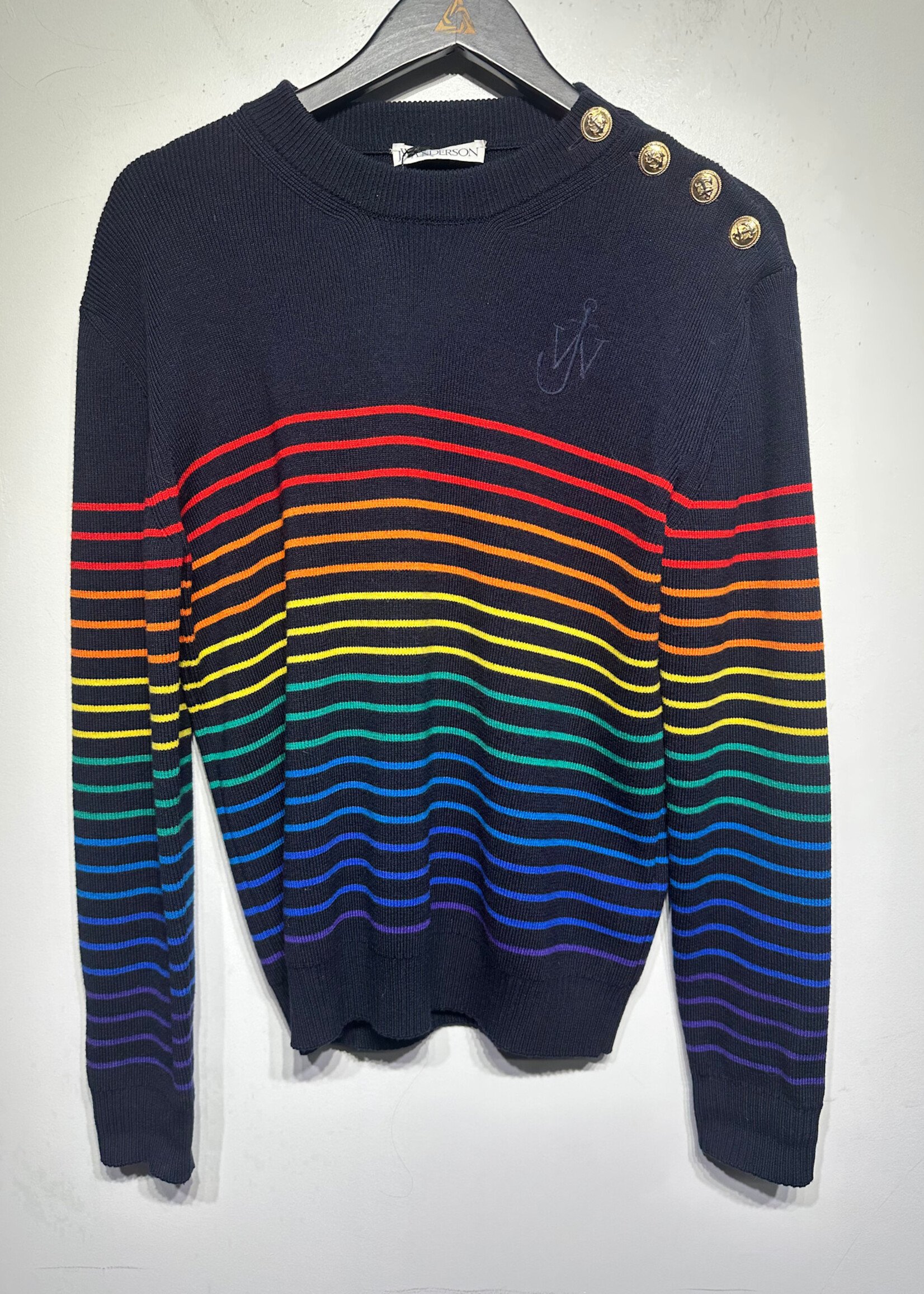 J.W. Anderson Rainbow Knit Sweater Masc S