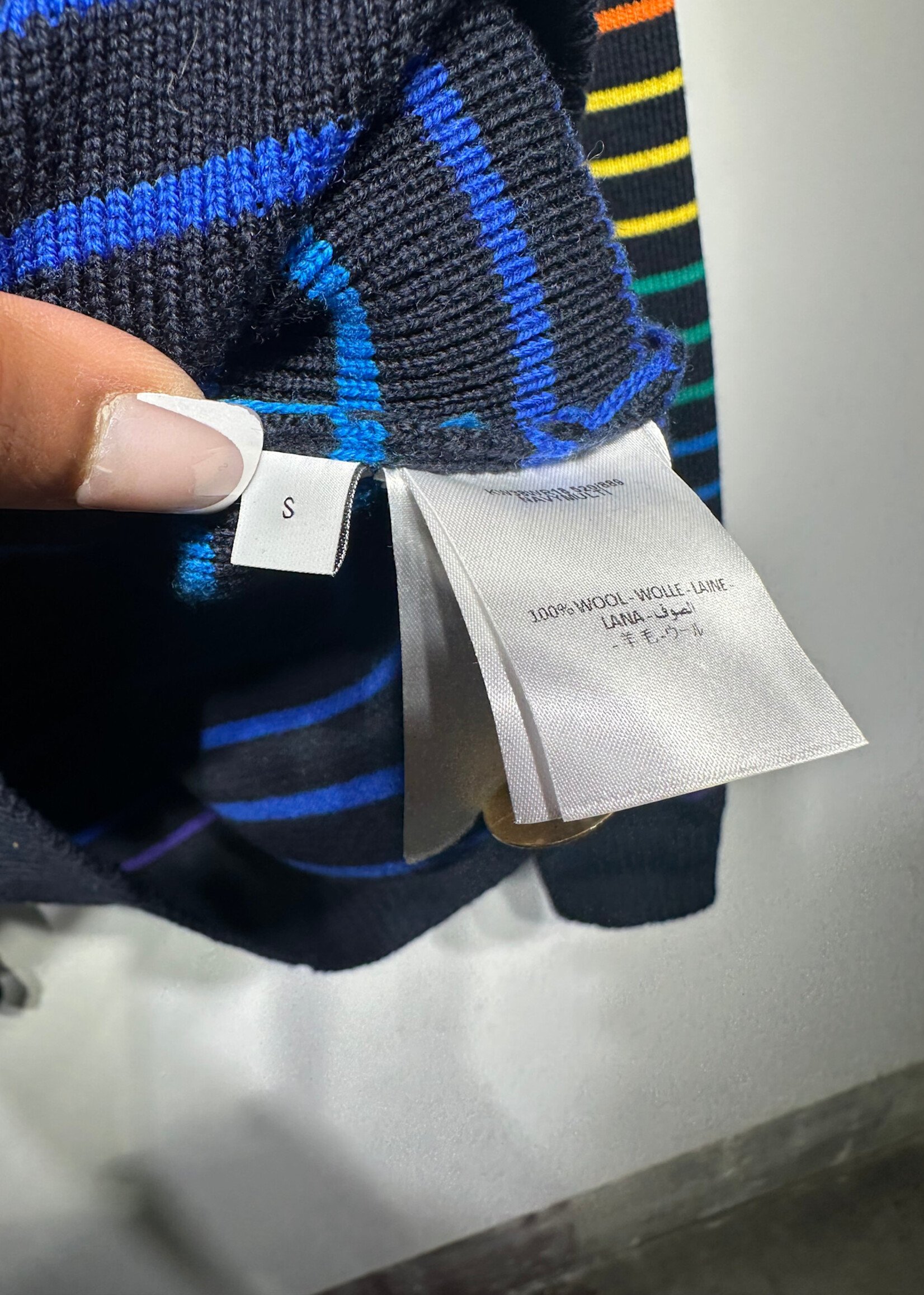 J.W. Anderson Rainbow Knit Sweater Masc S