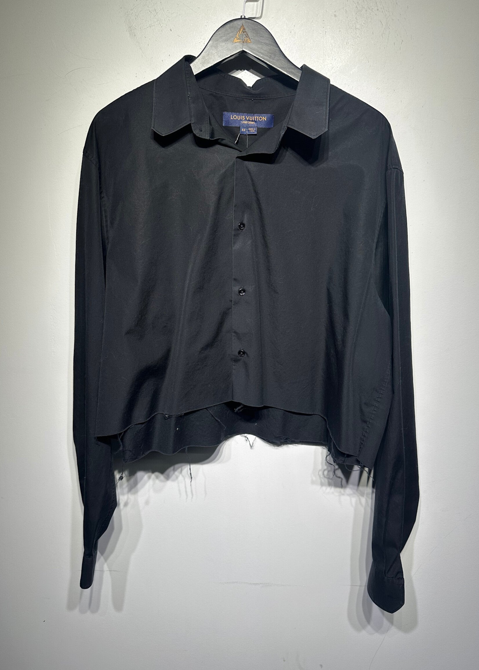 Louis Vuitton Uniform Black Cropped B/U As Is XL