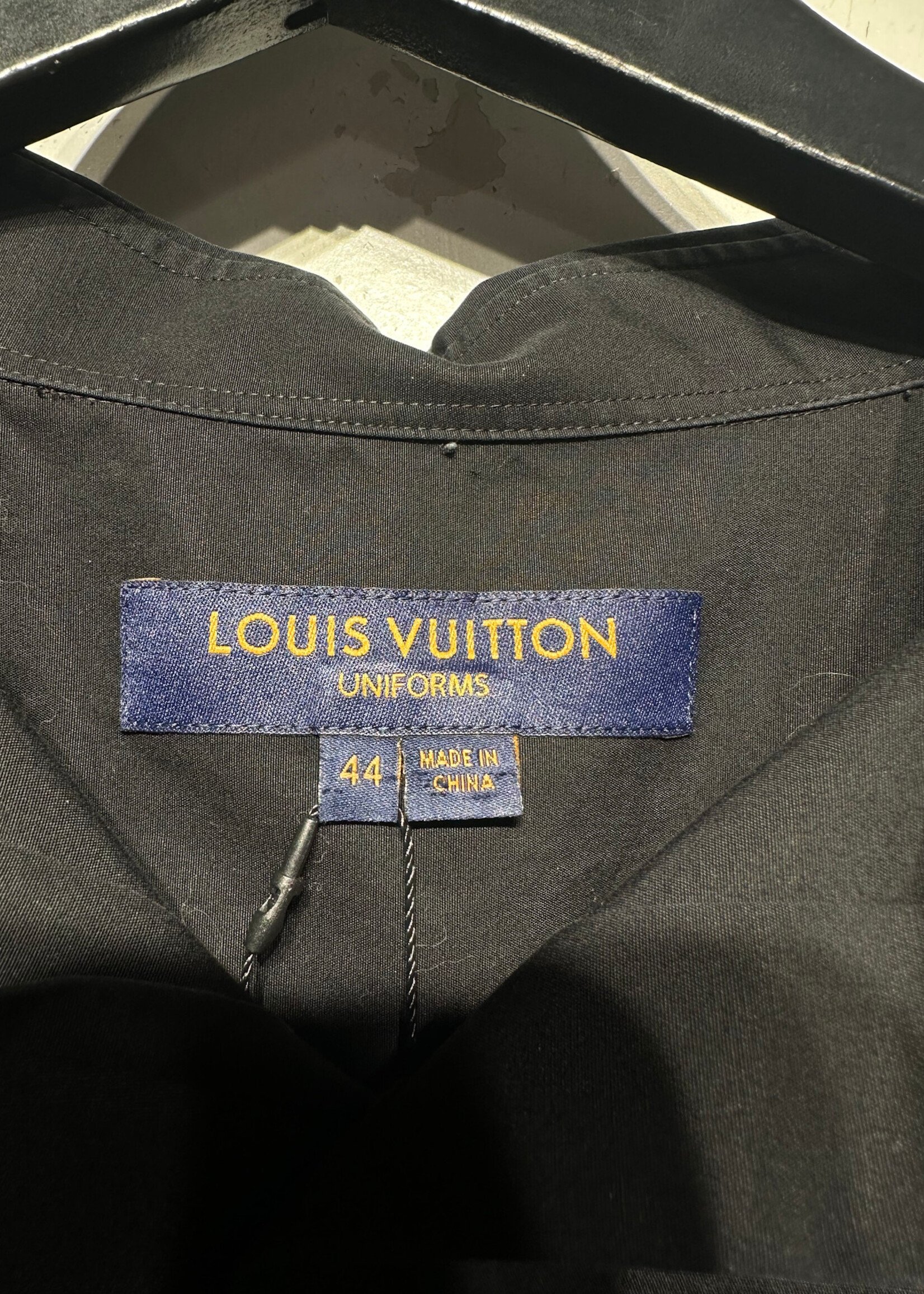 Louis Vuitton Uniform Black Cropped B/U As Is XL