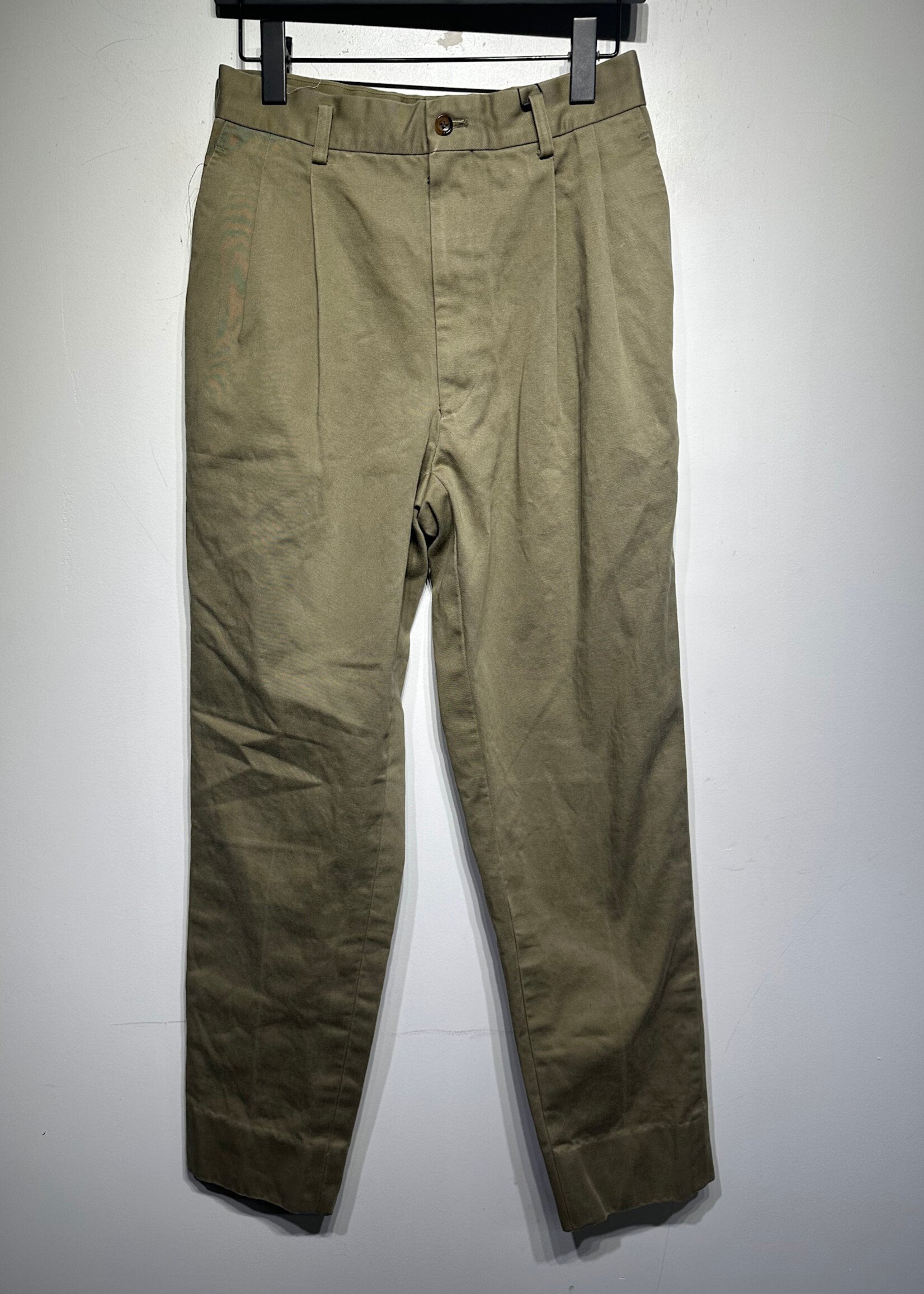 Comme Des Garcon Beige High Waist Trouser 28
