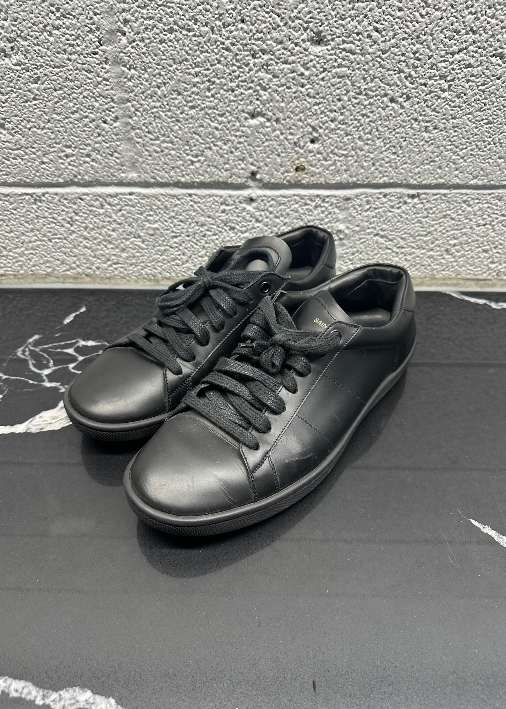 Saint Laurent Black 'Court' Classic Sneakers 42/9
