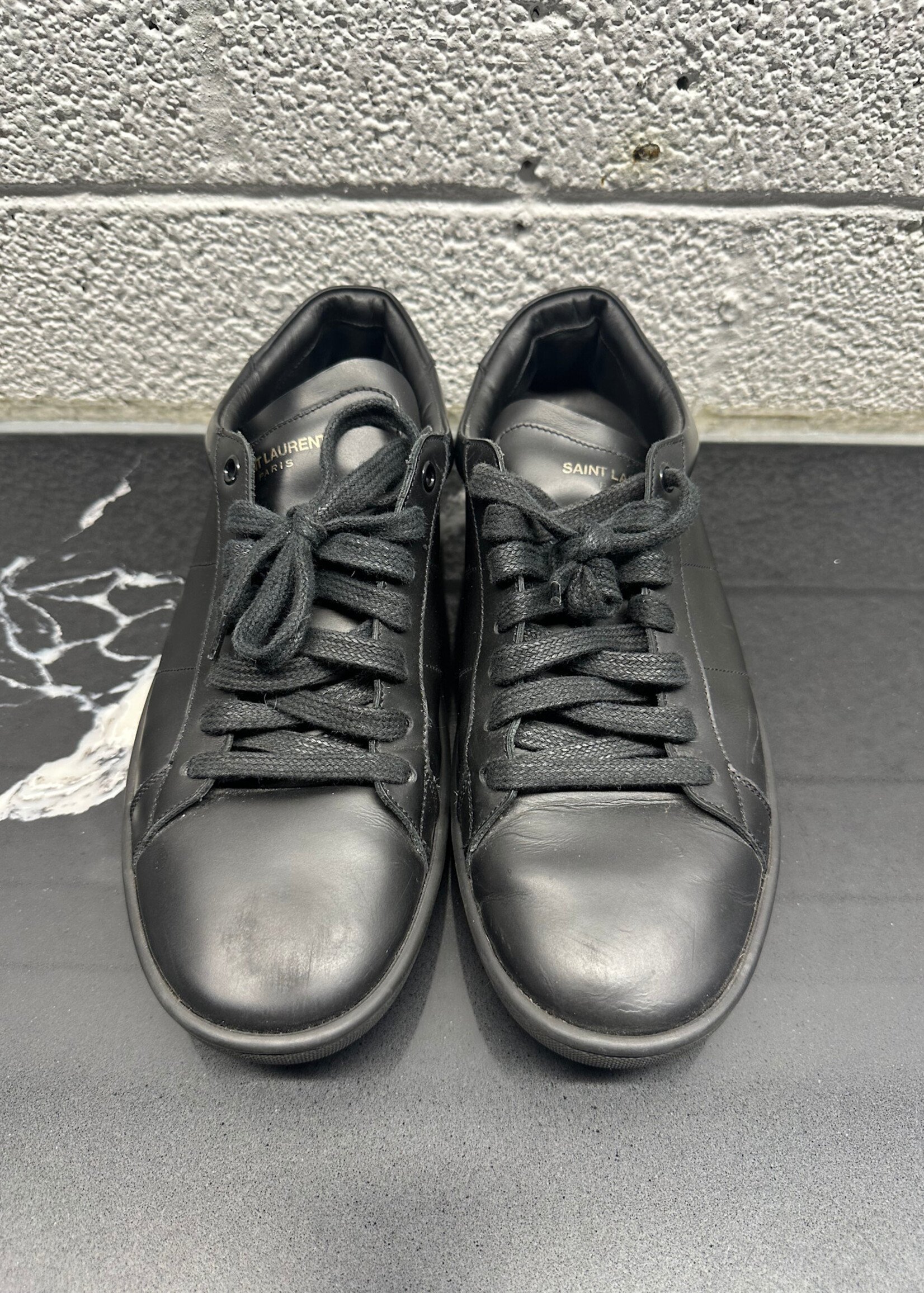 Saint Laurent Black 'Court' Classic Sneakers 42/9