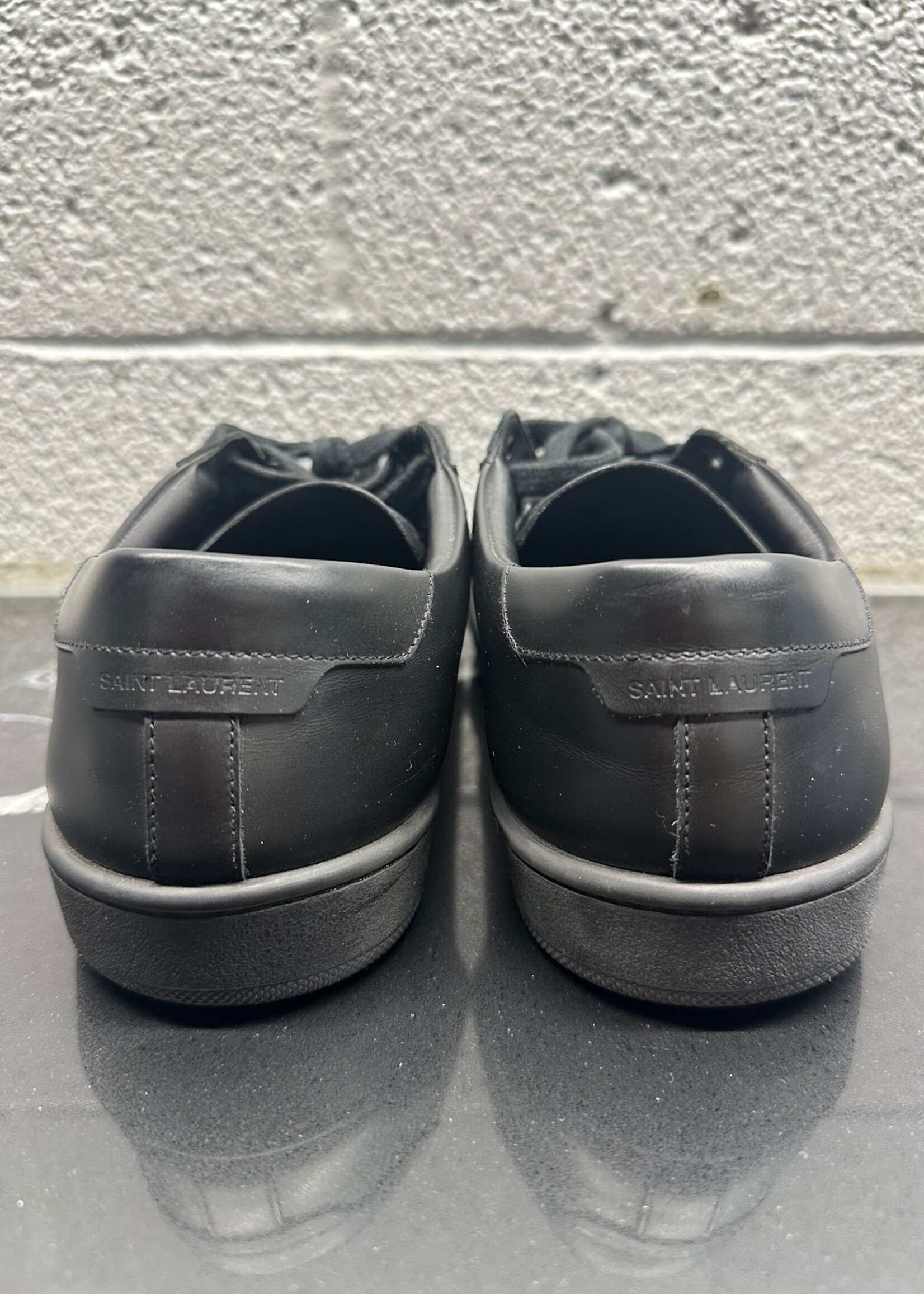 Saint Laurent Black 'Court' Classic Sneakers 42/9
