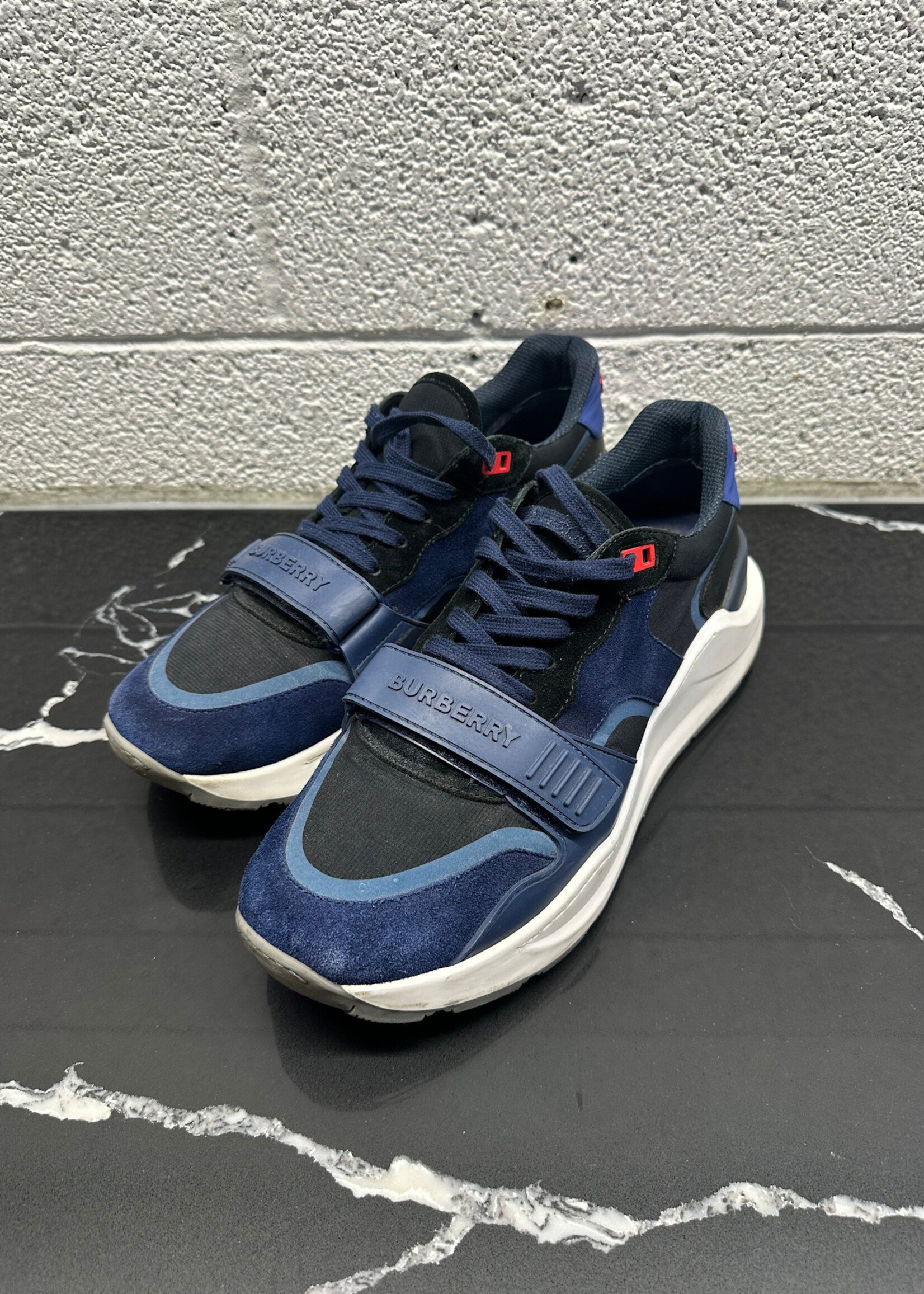 Burberry Blue Velcro Sneaker Masc 11