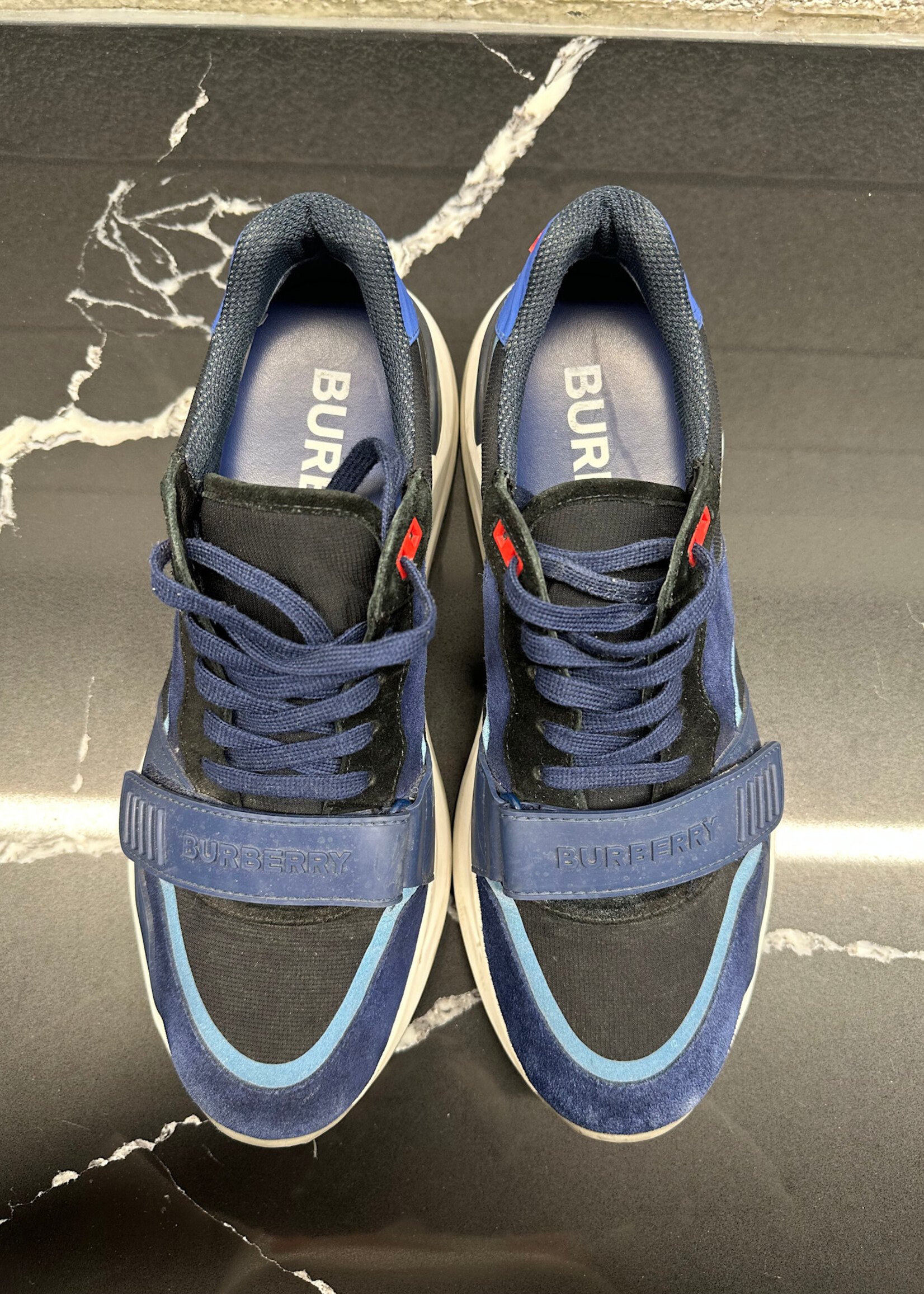 Burberry Blue Velcro Sneaker Masc 11