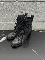 Jimmy Choo Cruz Brocade Zip Up Boots 40/9