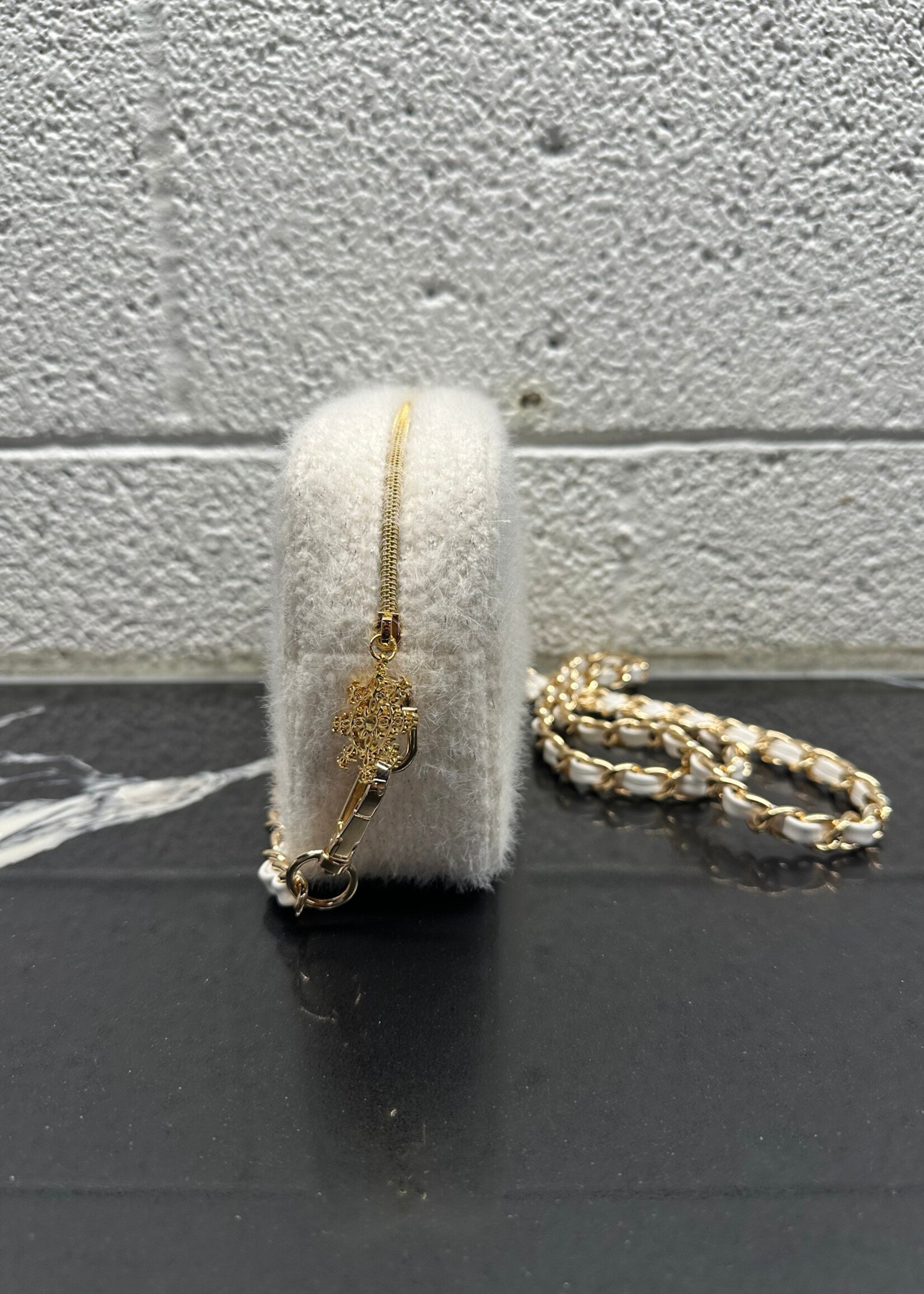 Chanel Beaute White Crossbody