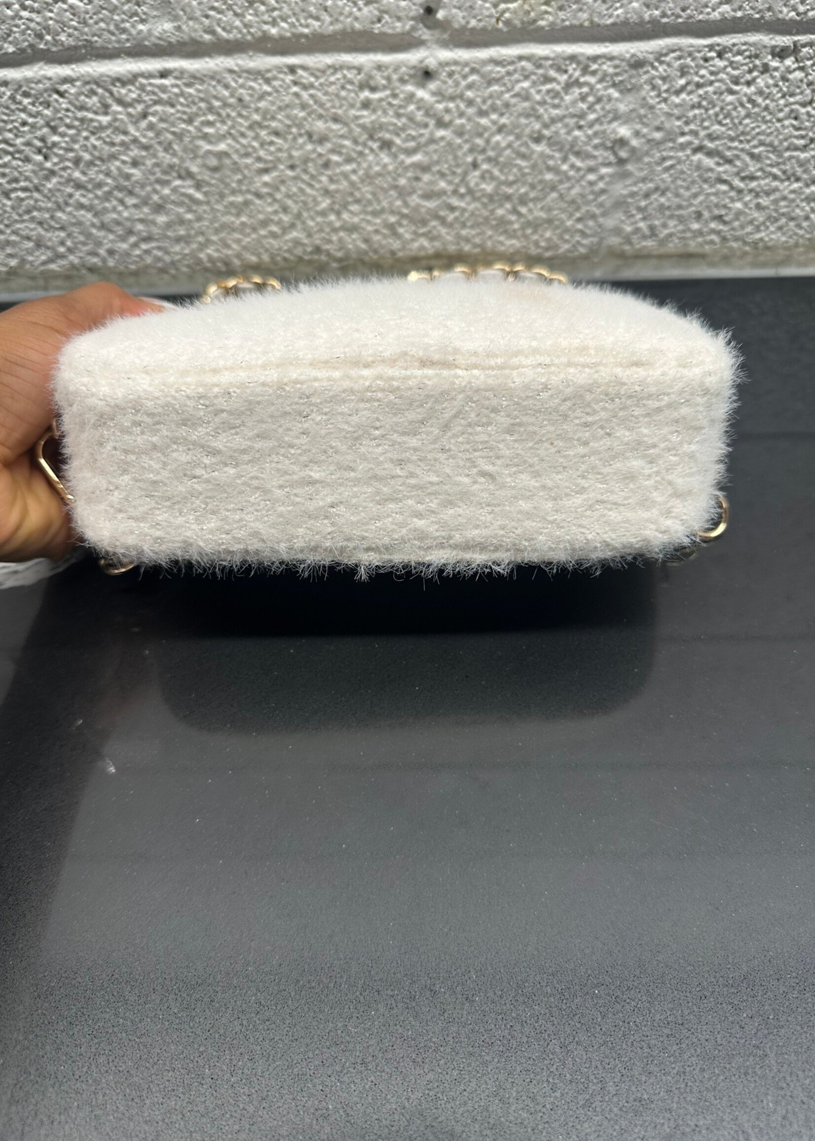 Chanel Beaute White Crossbody