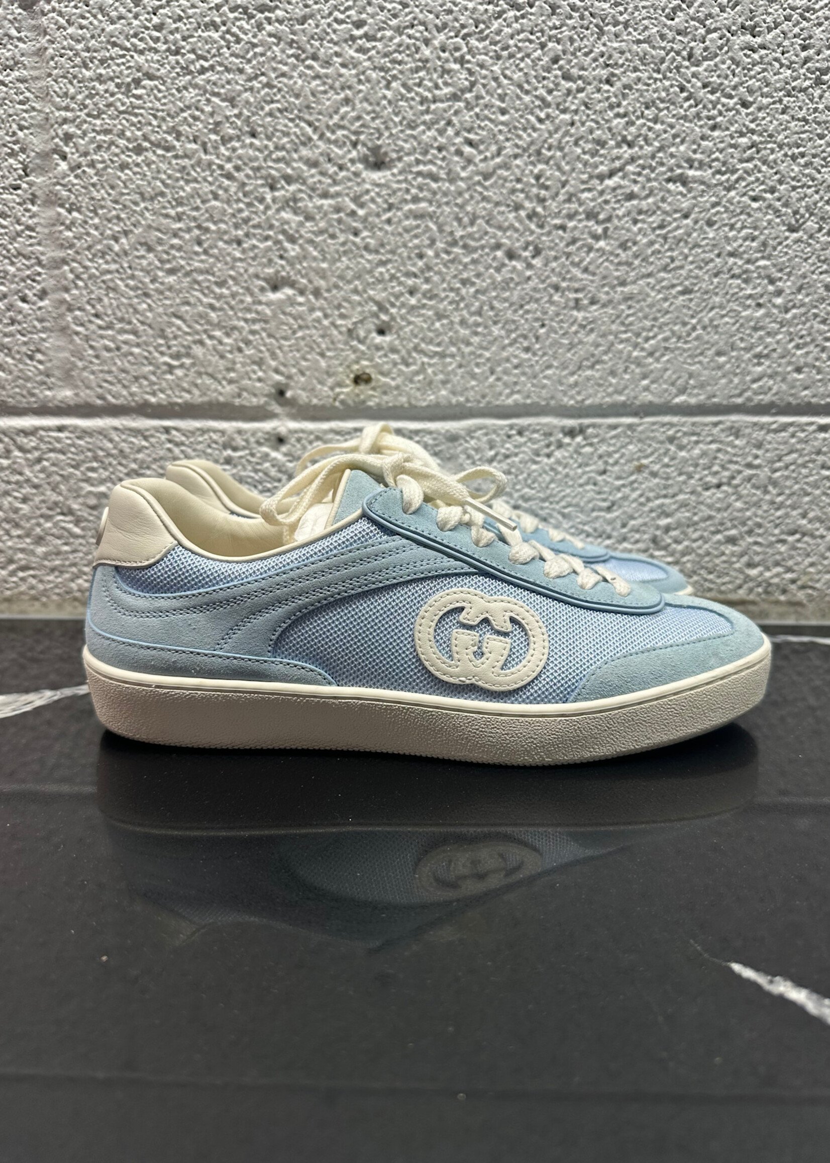 gucci Blue Double G Logo Sneaker Fem 6.5